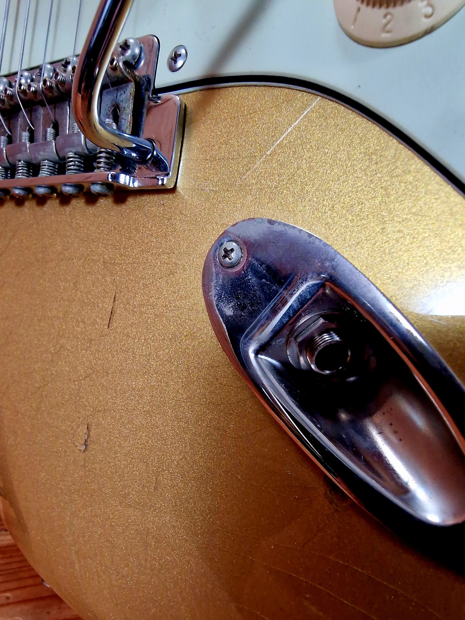 Del-Tone 60’s S-style Gold - Medium aged - Gloss – Bild 8