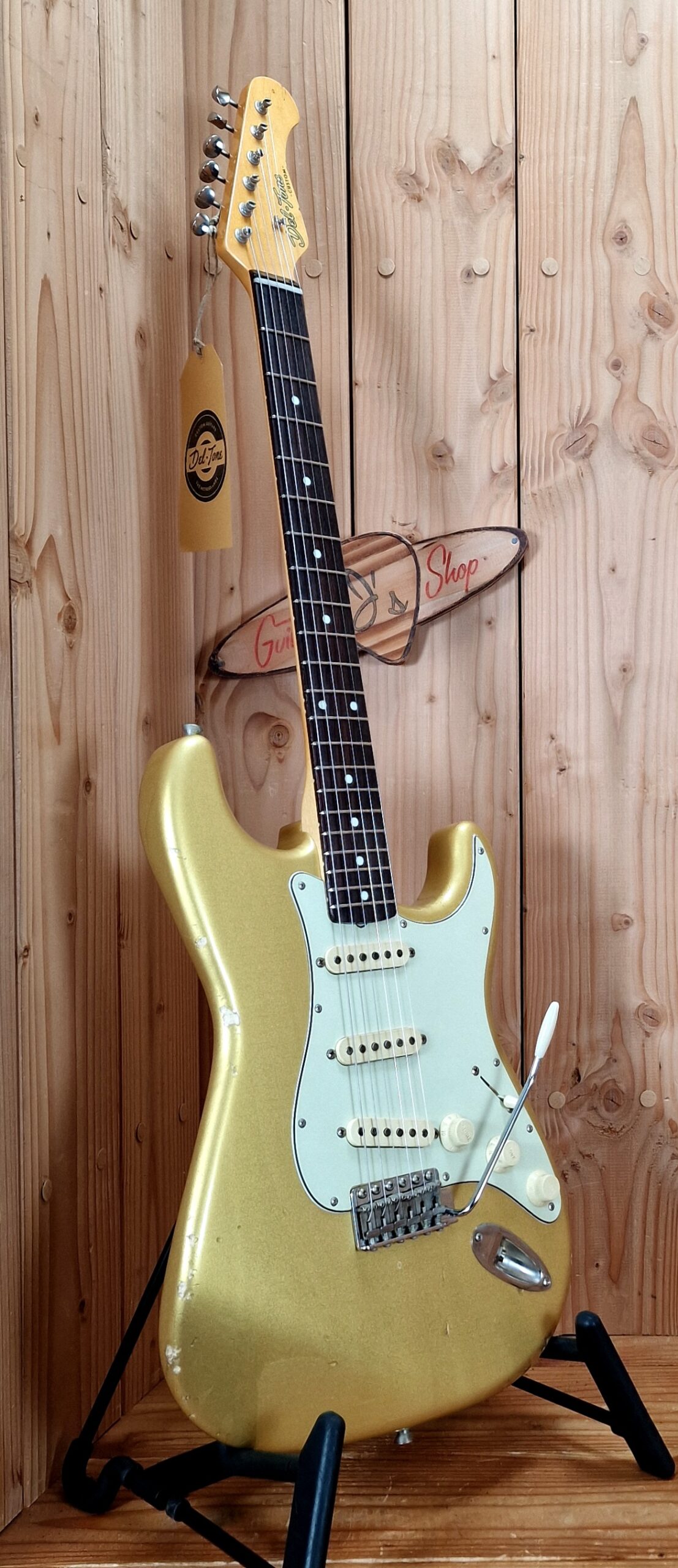 Del-Tone 60’s S-style Gold - Medium aged - Gloss – Bild 11