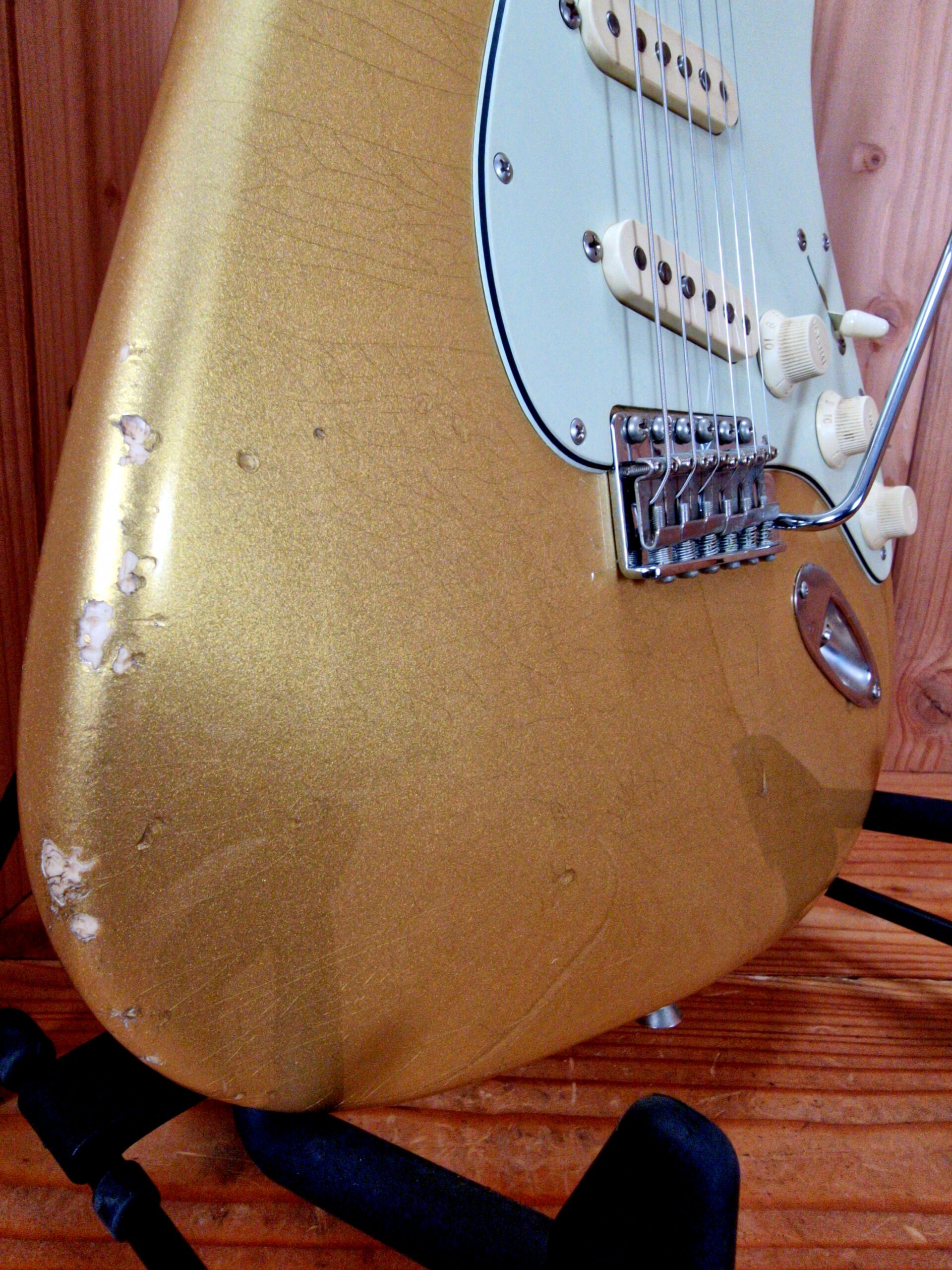 Del-Tone 60’s S-style Gold - Medium aged - Gloss – Bild 13