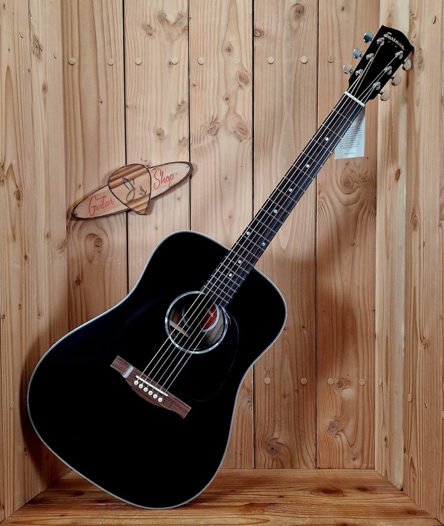 Eastman PCH2-D Black, Dreadnought Westerngitarre mit Gigbag