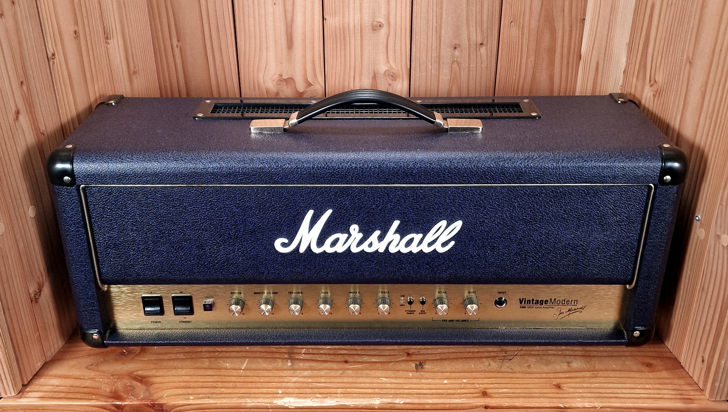Marshall Vintage Modern 2466H Topteil, 100 Watt, Black&Purple Design Bj. 2007 – Bild 2