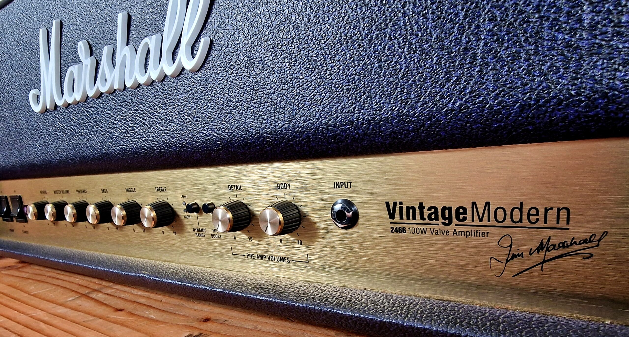 Marshall Vintage Modern 2466H Topteil, 100 Watt, Black&Purple Design Bj. 2007 – Bild 3