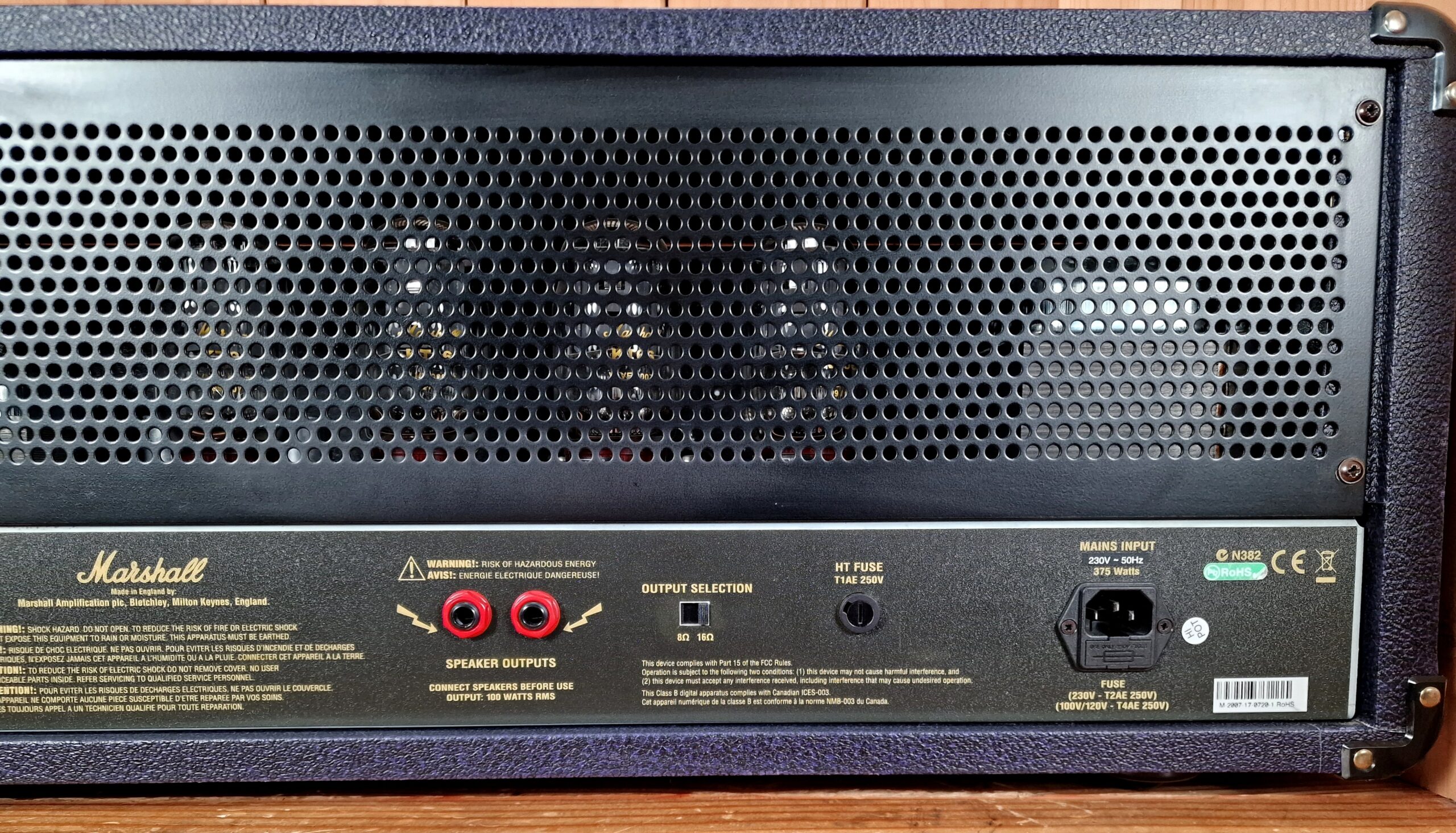 Marshall Vintage Modern 2466H Topteil, 100 Watt, Black&Purple Design Bj. 2007 – Bild 8