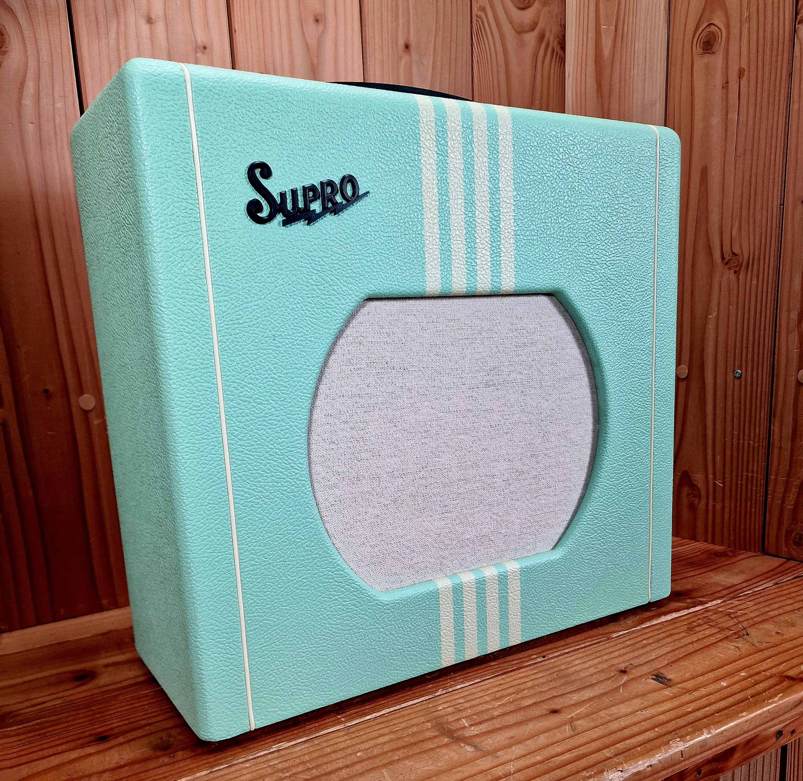 Supro Delta King 12 Combo (Seafoam Green&Cream) 15Watt / Reverb Limited – Bild 2