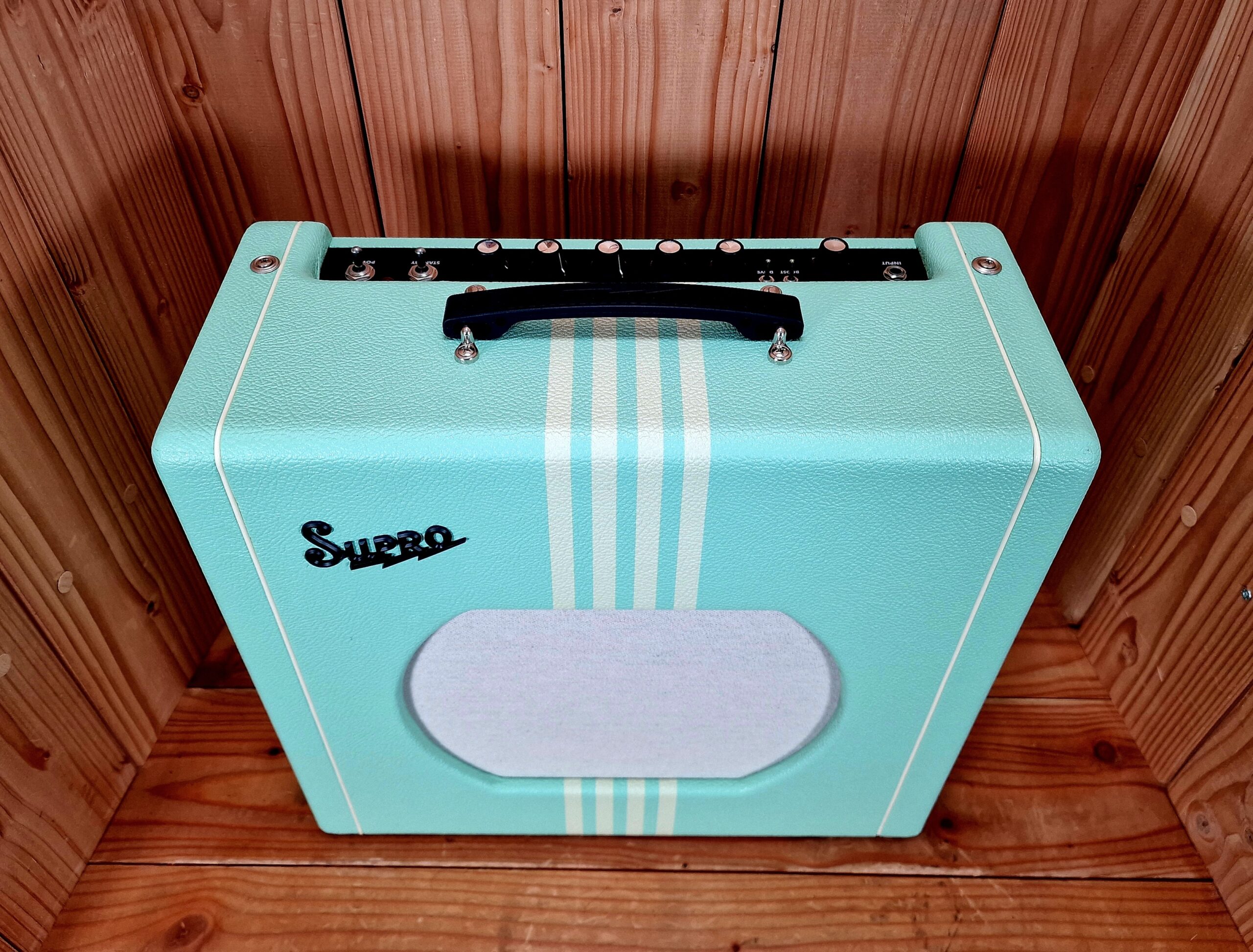 Supro Delta King 12 Combo (Seafoam Green&Cream) 15Watt / Reverb Limited – Bild 4