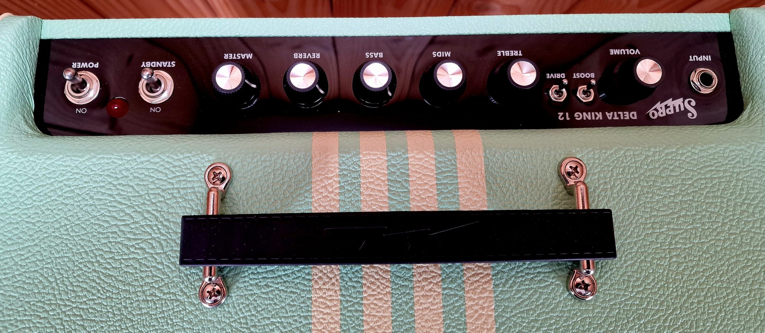 Supro Delta King 12 Combo (Seafoam Green&Cream) 15Watt / Reverb Limited – Bild 6