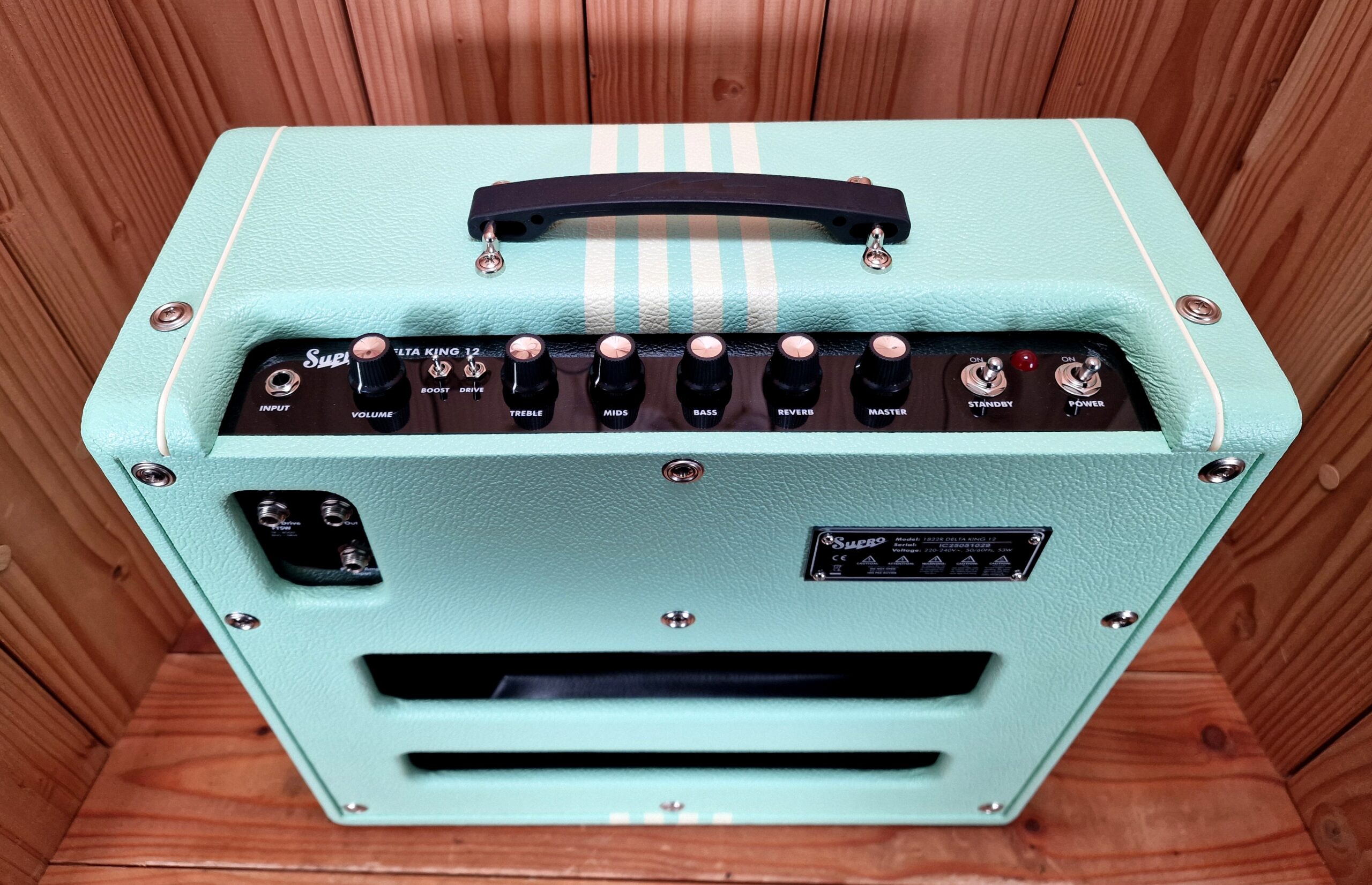 Supro Delta King 12 Combo (Seafoam Green&Cream) 15Watt / Reverb Limited – Bild 7