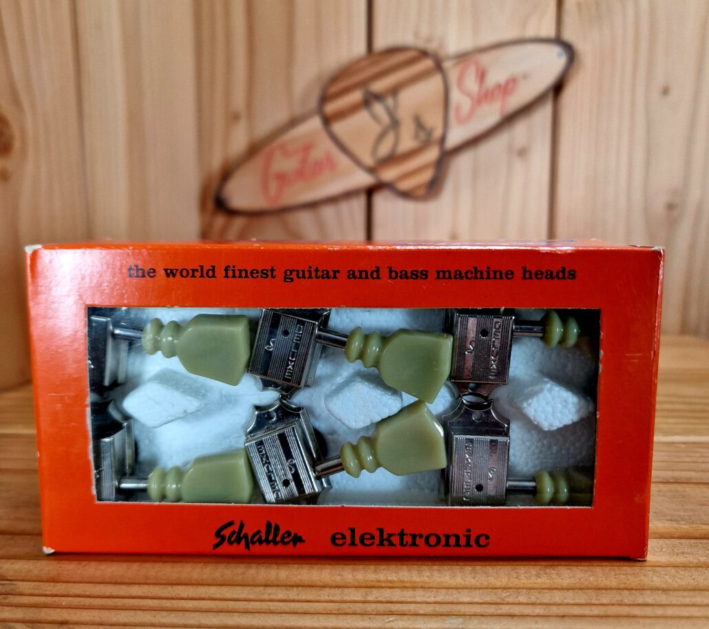 Schaller Deluxe Kluson-Style Double Line 3L/3R Nickel, Neuwertig&Unbenutzt