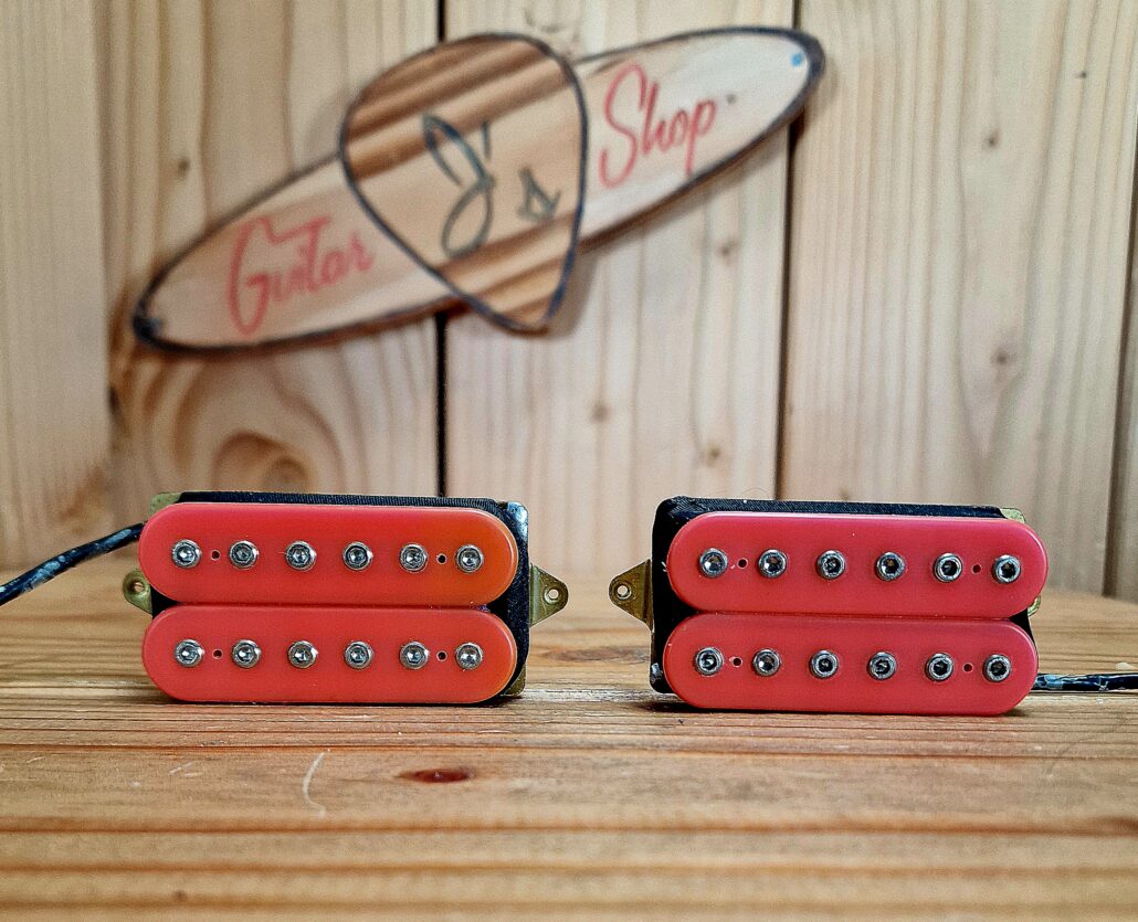 DiMarzio DP153 Pink "Fred" Humbucker Paar, von Joe Satriani Signiert