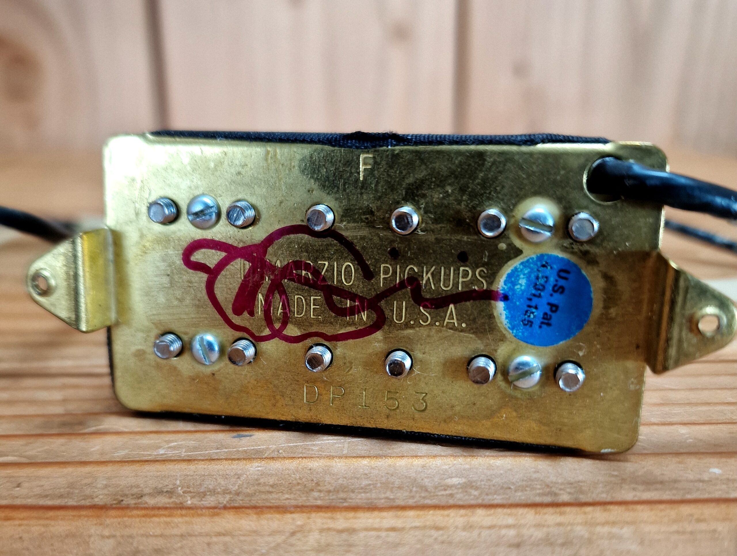 DiMarzio DP153 Pink "Fred" Humbucker Paar, von Joe Satriani Signiert – Bild 7