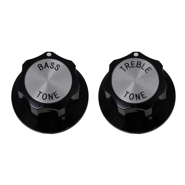 Allparts PK-3246-023 Bass/Tone Knobs for Rickenbacker®- 2er Set
