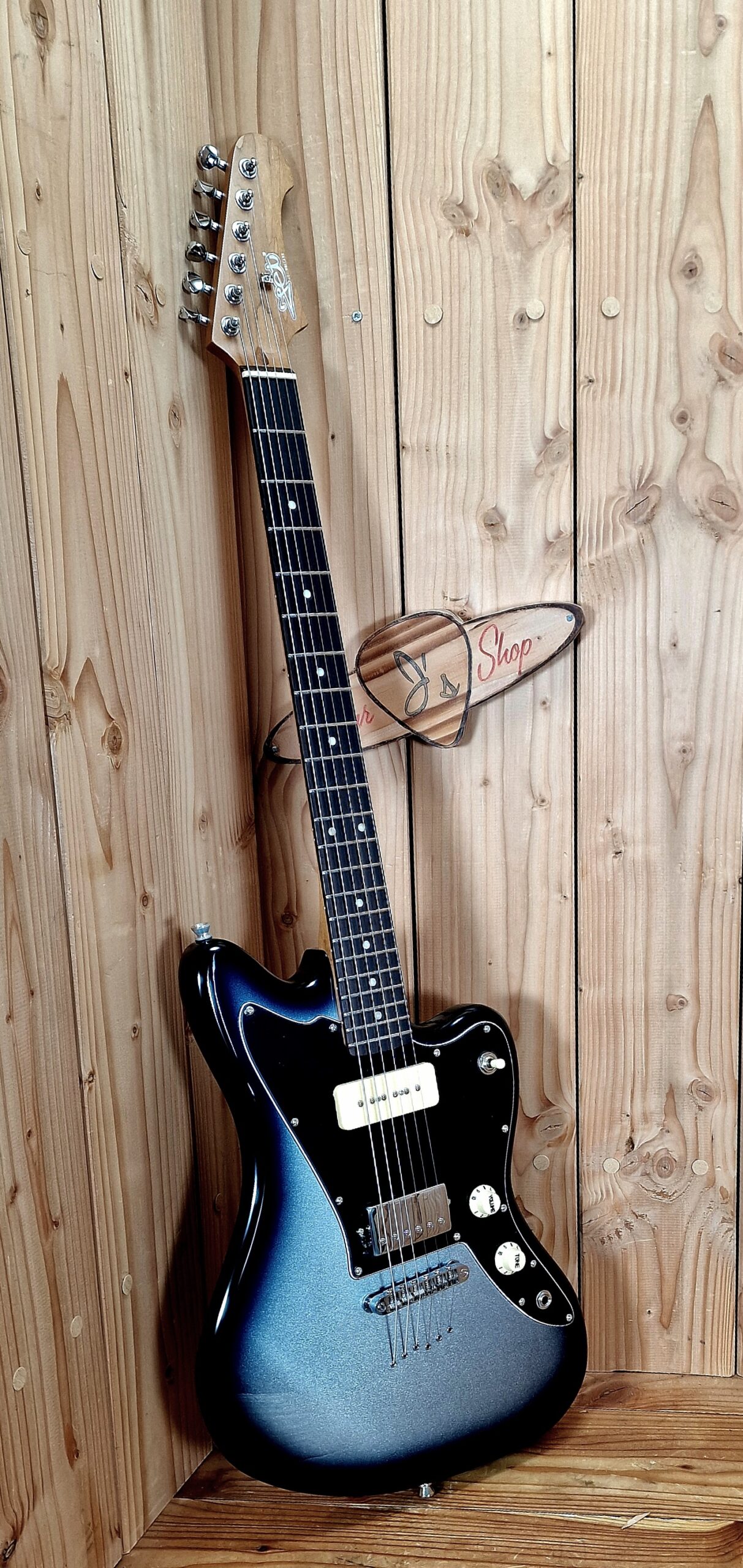 Jet Guitars JJ-350 Baritone Moonburst, 27" Baritone Gitarre – Bild 2