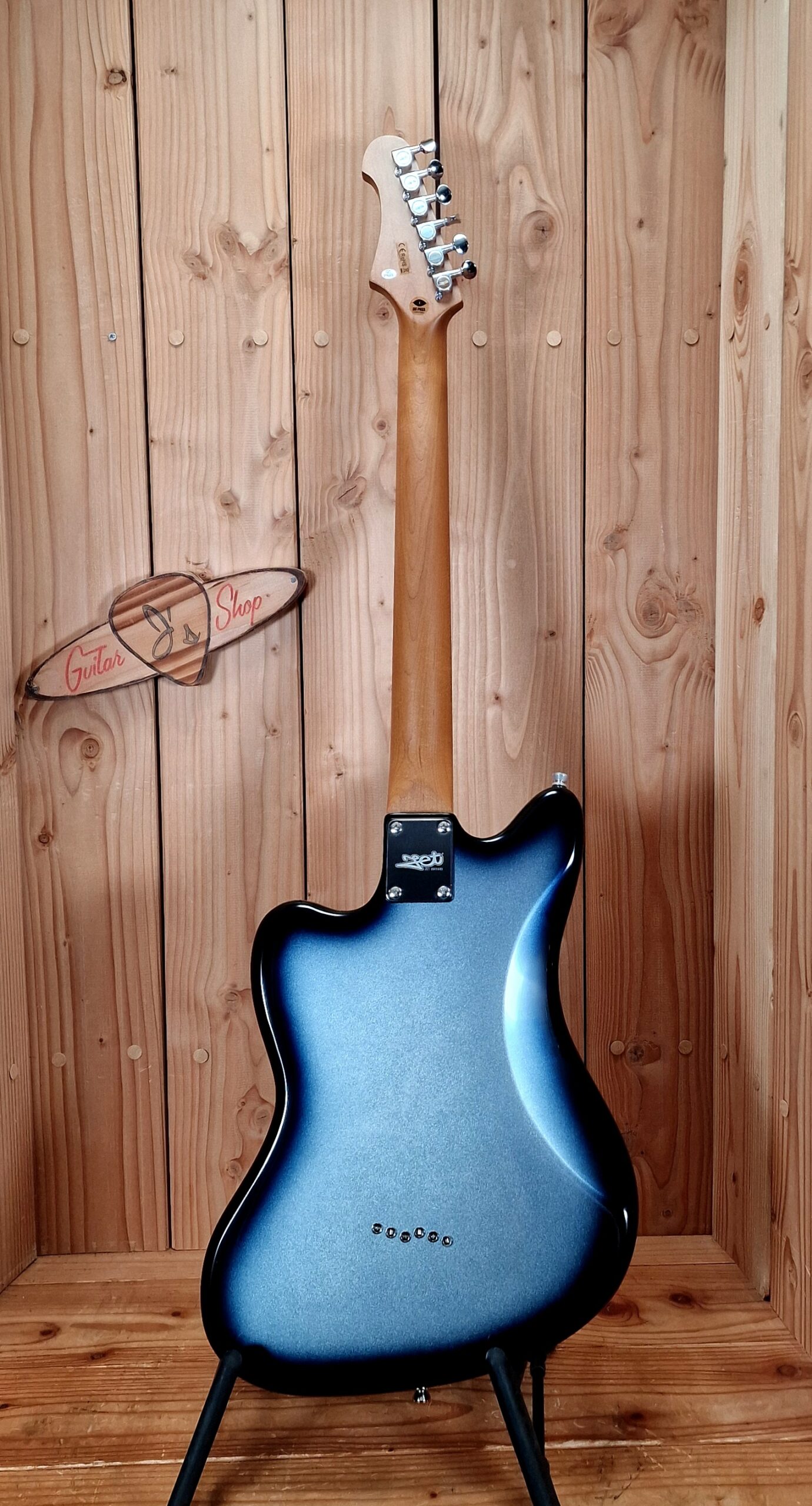 Jet Guitars JJ-350 Baritone Moonburst, 27" Baritone Gitarre – Bild 8