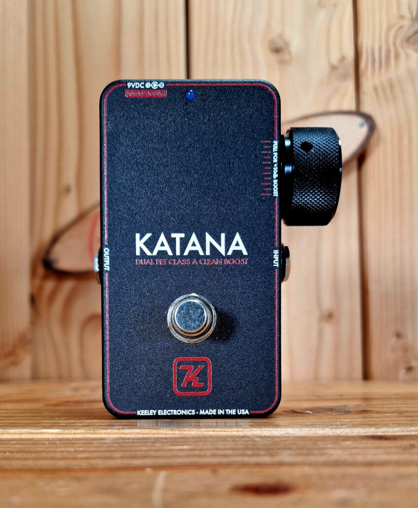 Keeley Katana Clean Boost Custom Black Special Edition