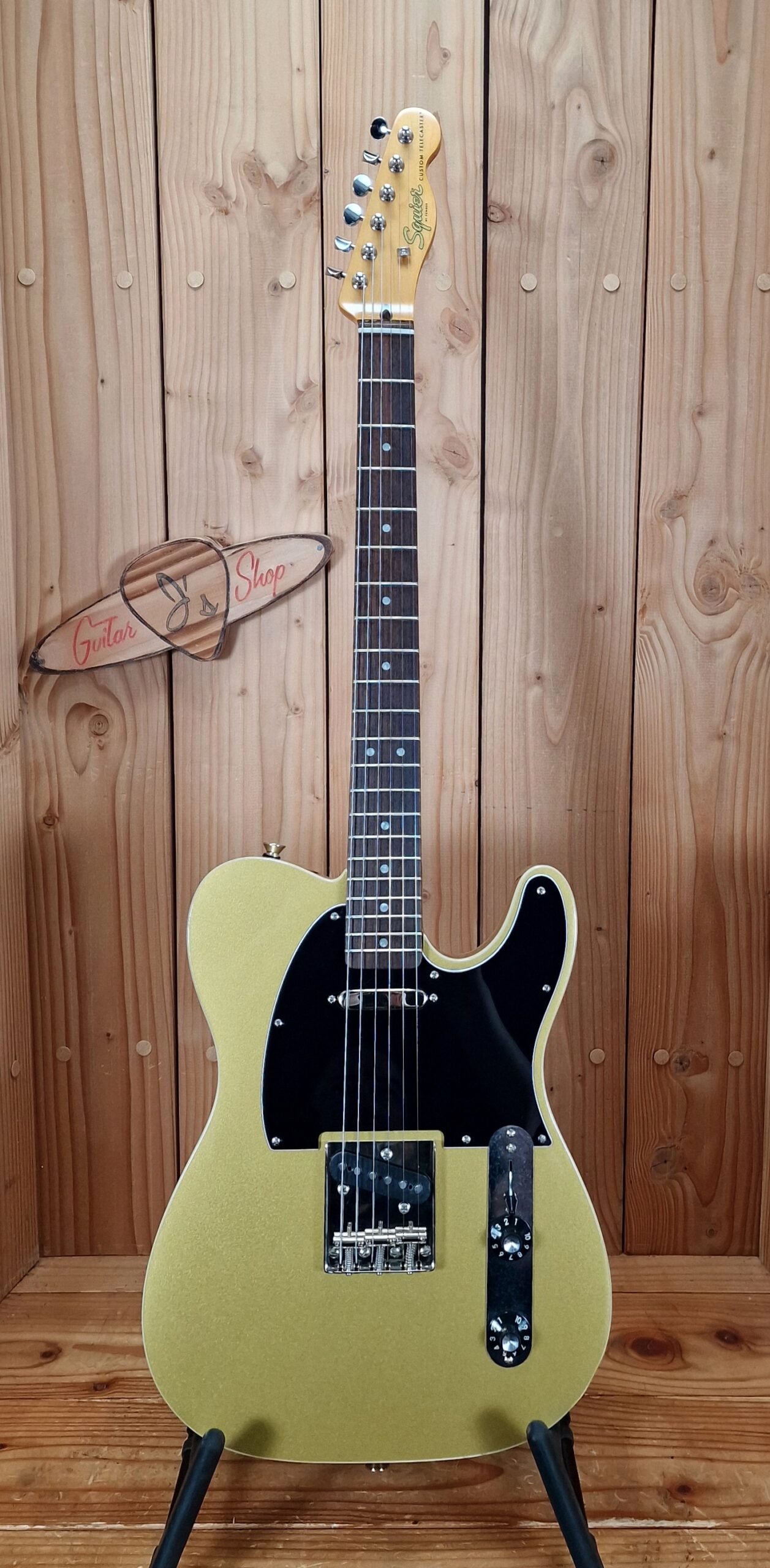 Squier Limited Edition Classic Vibe 60s Custom Telecaster Aztec Gold, mit Upgrades Bj.2025 – Bild 4