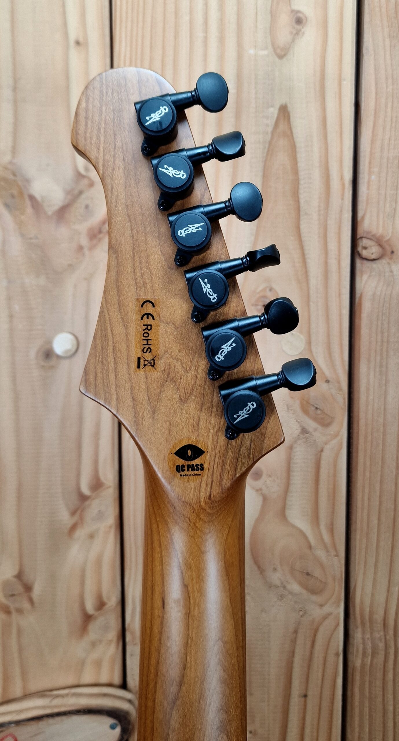 Jet Guitars JS-500 MBK Matt Black – Bild 7