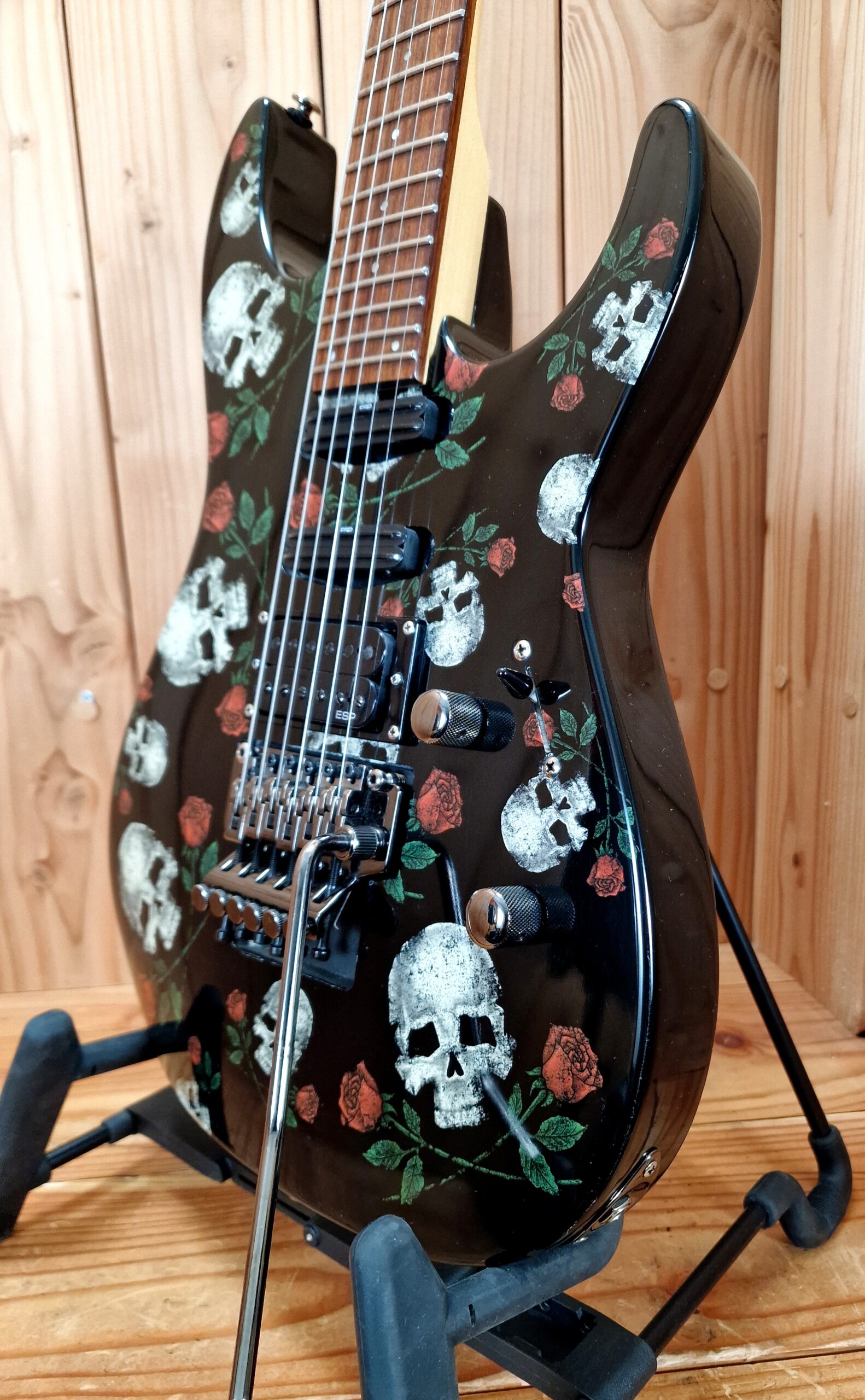 ESP LTD M200SR Limited Edition - Skulls and Roses – Bild 7