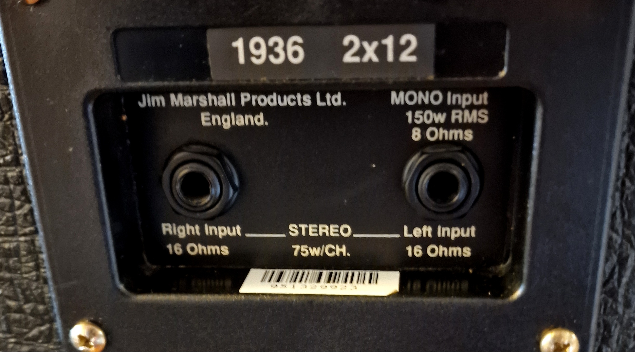 Marshall 1936 Cabinet, 2x12 Box JCM 900 Lead, Bj. 1995 – Bild 8