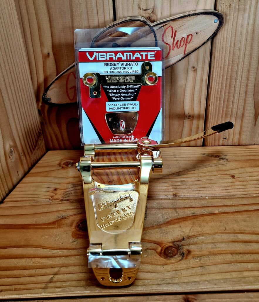 Allparts Bigsby® B7 Vibrato Tailpiece TP-3670-002 & Allparts Vibramate® V7 for Bigsby® TP-3770-002