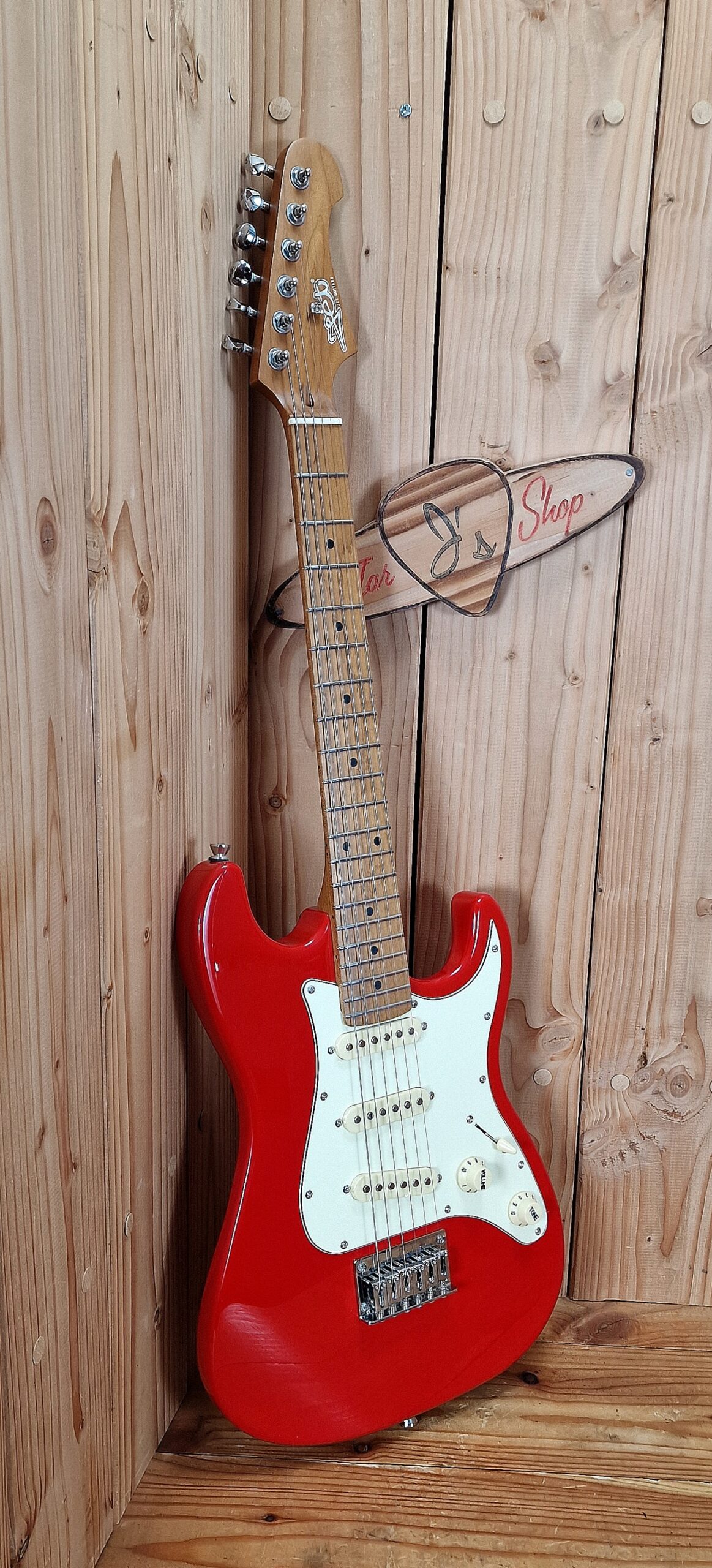 Jet Guitars JS-300 Mini Red, E-Gitarre 3/4 Grösse – Bild 2