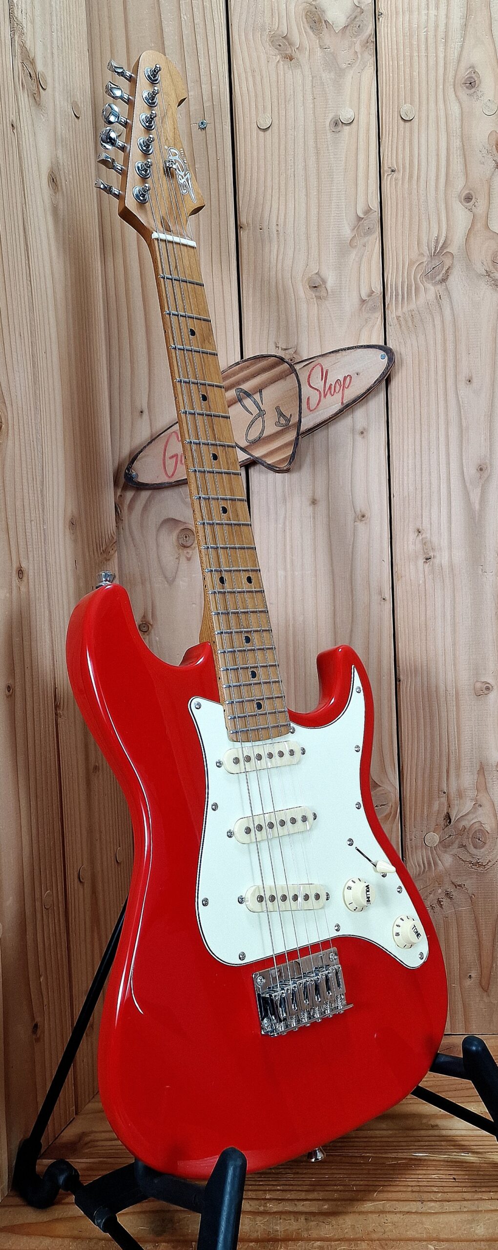 Jet Guitars JS-300 Mini Red, E-Gitarre 3/4 Grösse – Bild 6