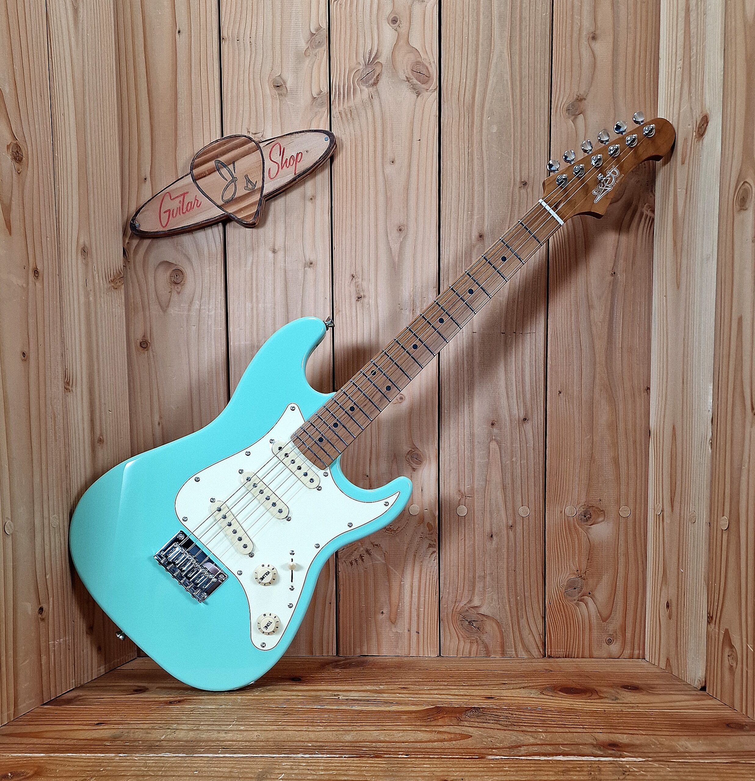 Jet Guitars JS-300 Mini Seafoam Green, E-Gitarre 3/4 Grösse