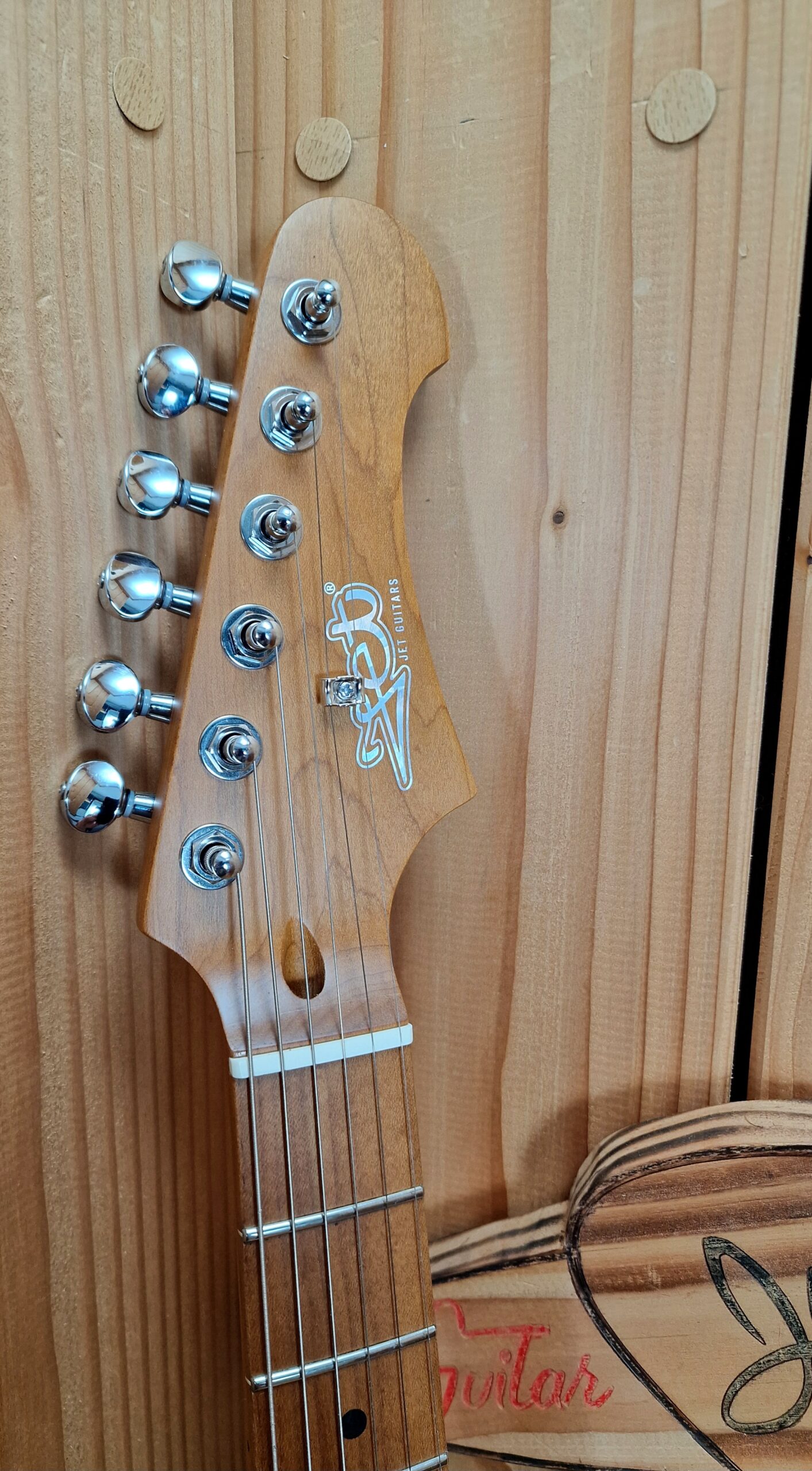 Jet Guitars JS-300 Mini Seafoam Green, E-Gitarre 3/4 Grösse – Bild 3
