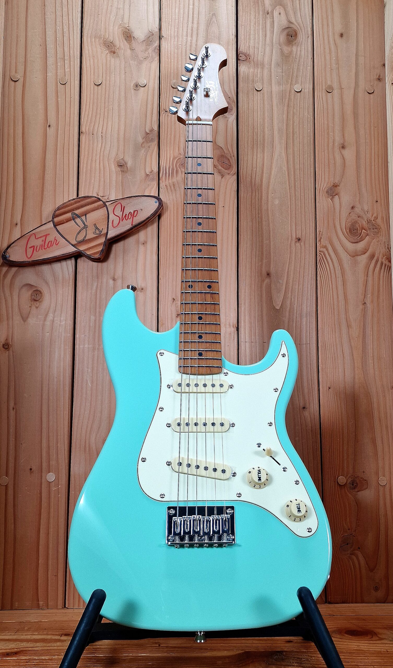 Jet Guitars JS-300 Mini Seafoam Green, E-Gitarre 3/4 Grösse – Bild 4