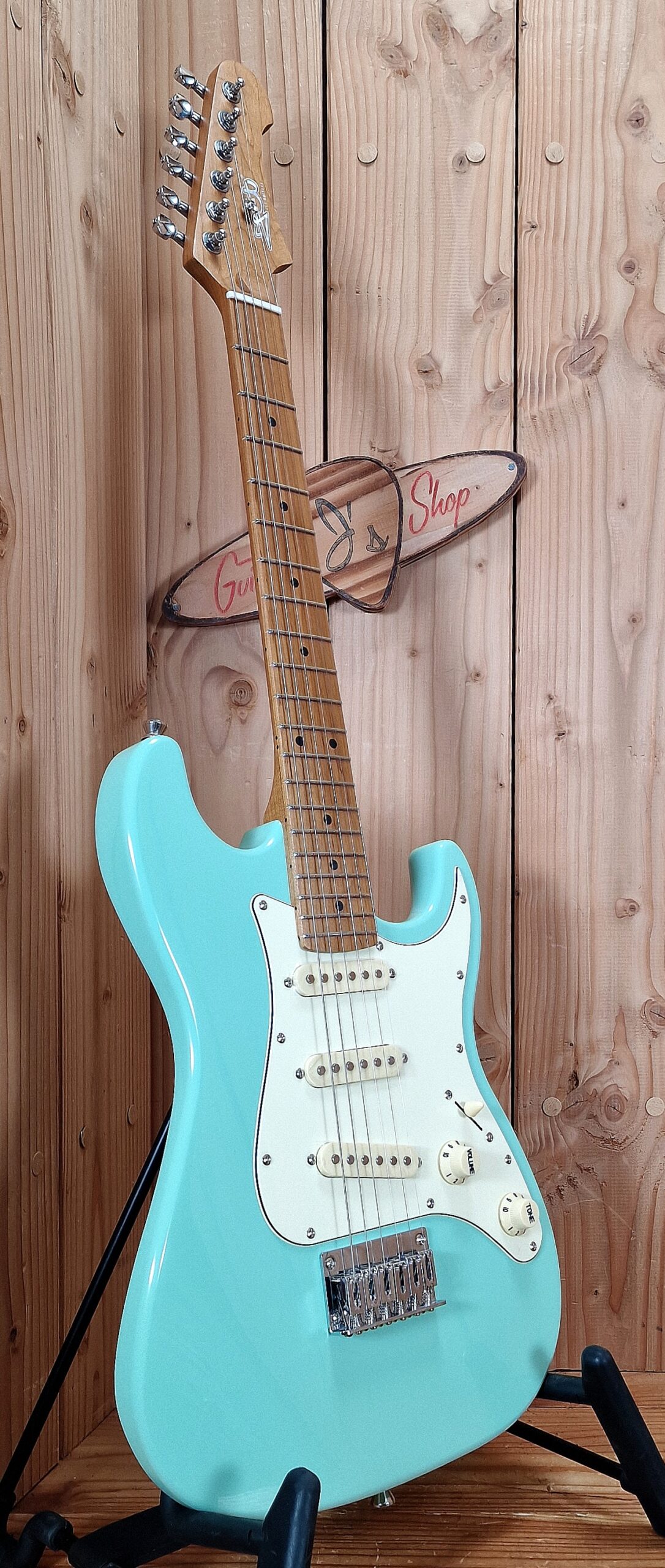 Jet Guitars JS-300 Mini Seafoam Green, E-Gitarre 3/4 Grösse – Bild 6