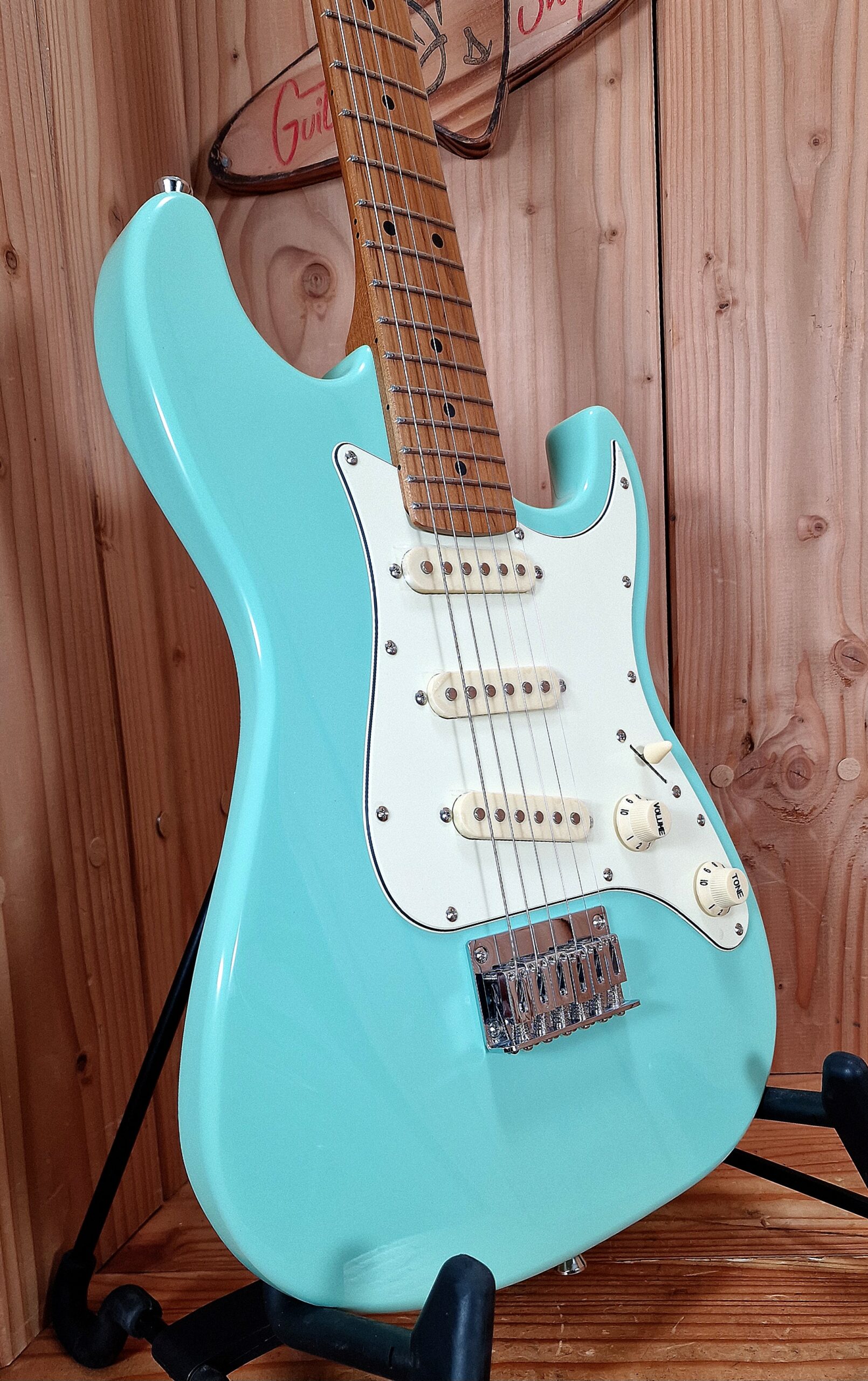 Jet Guitars JS-300 Mini Seafoam Green, E-Gitarre 3/4 Grösse – Bild 7