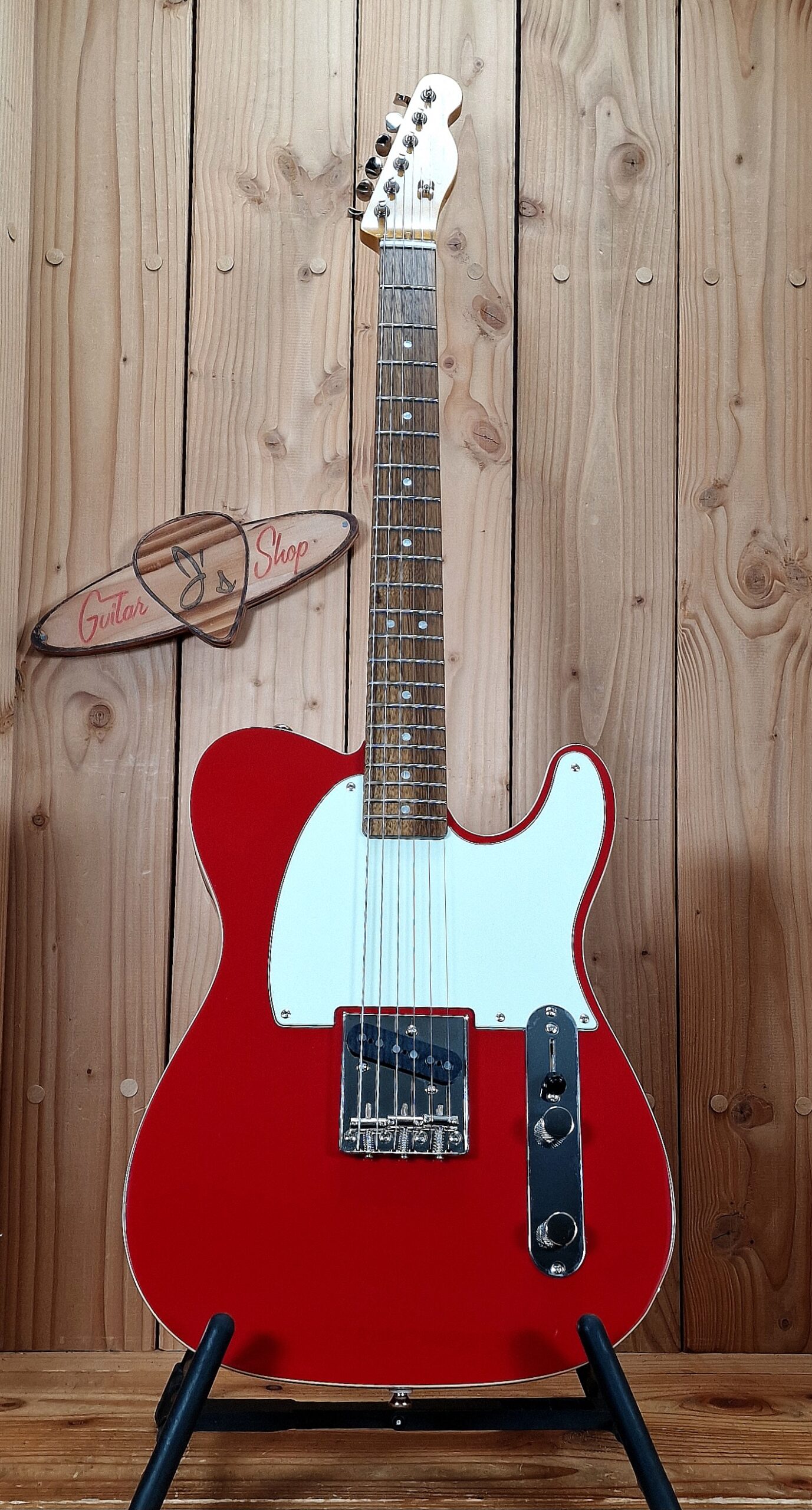 Squier FSR Classic Vibe 60s Custom Esquire Dakota Red – Bild 4