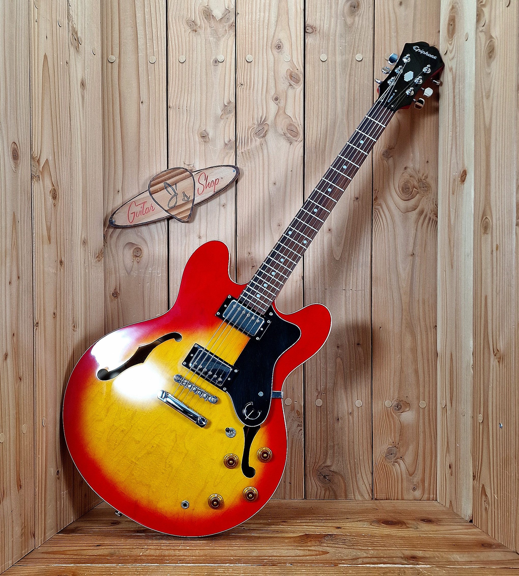 Epiphone Dot HS, Heritage Cherry Sunburst, Bj.2000