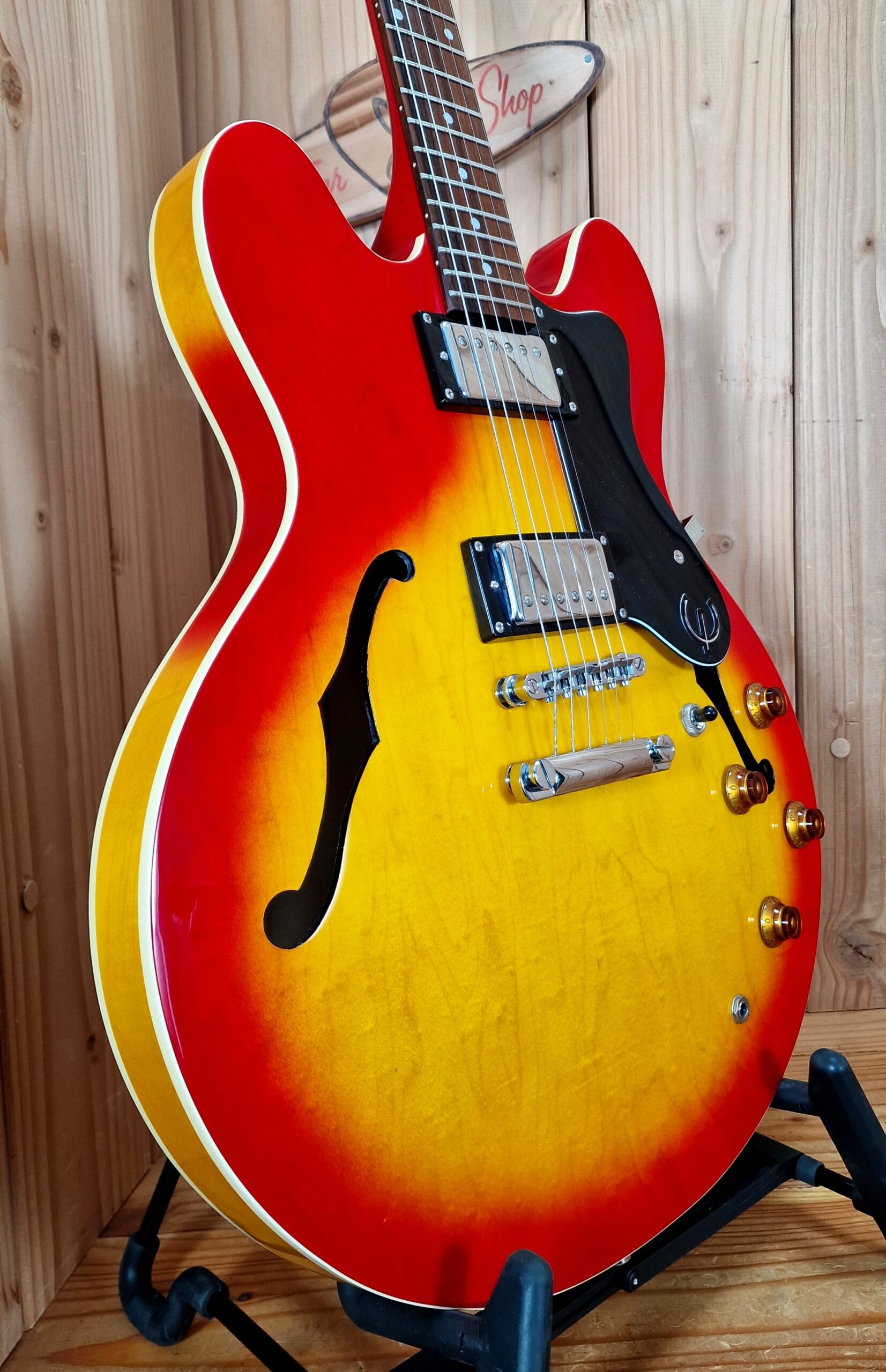 Epiphone Dot HS, Heritage Cherry Sunburst, Bj.2000 – Bild 7