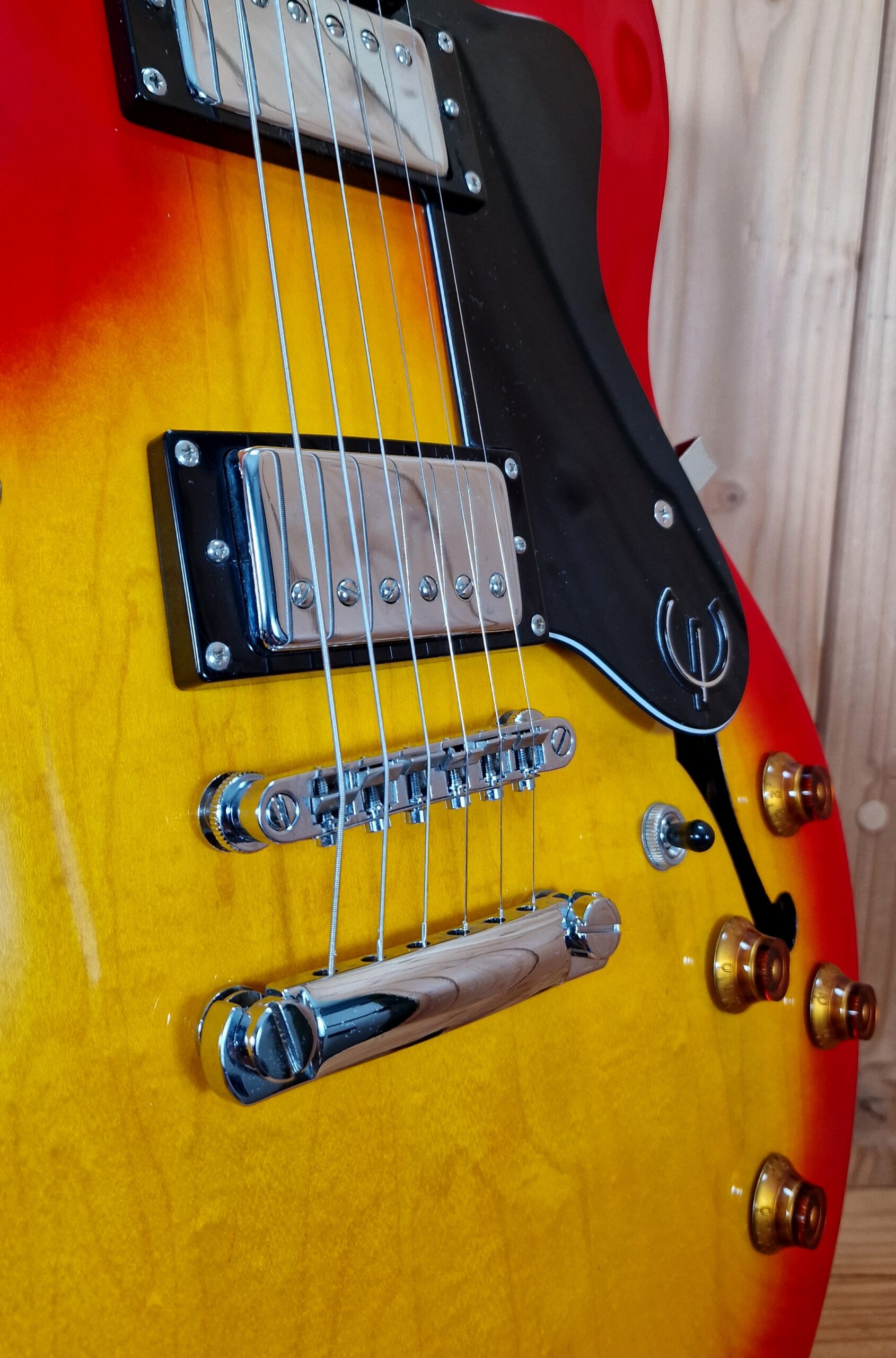 Epiphone Dot HS, Heritage Cherry Sunburst, Bj.2000 – Bild 8