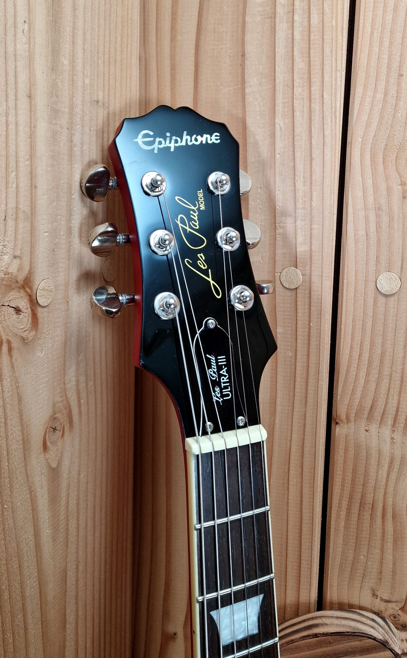 Epiphone Les Paul Ultra-III Faded Cherry Sunburst, Bj.2012 – Bild 2