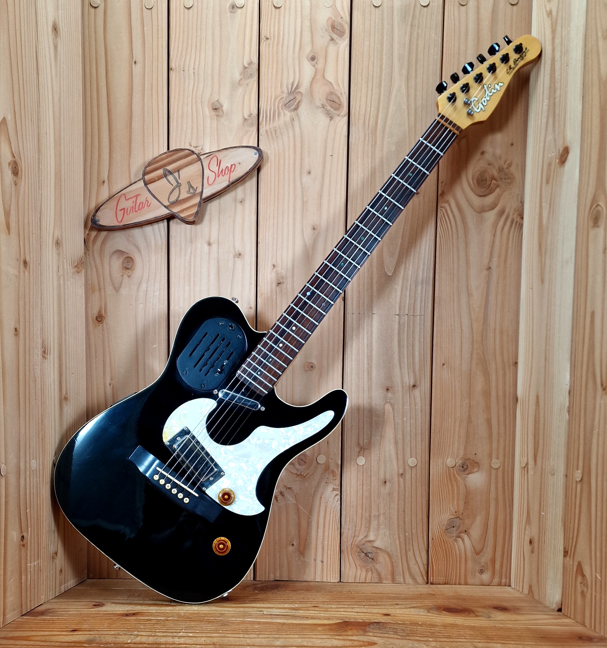 Godin Acousticaster LR Baggs, Modifiziert, Bj. ca 1990