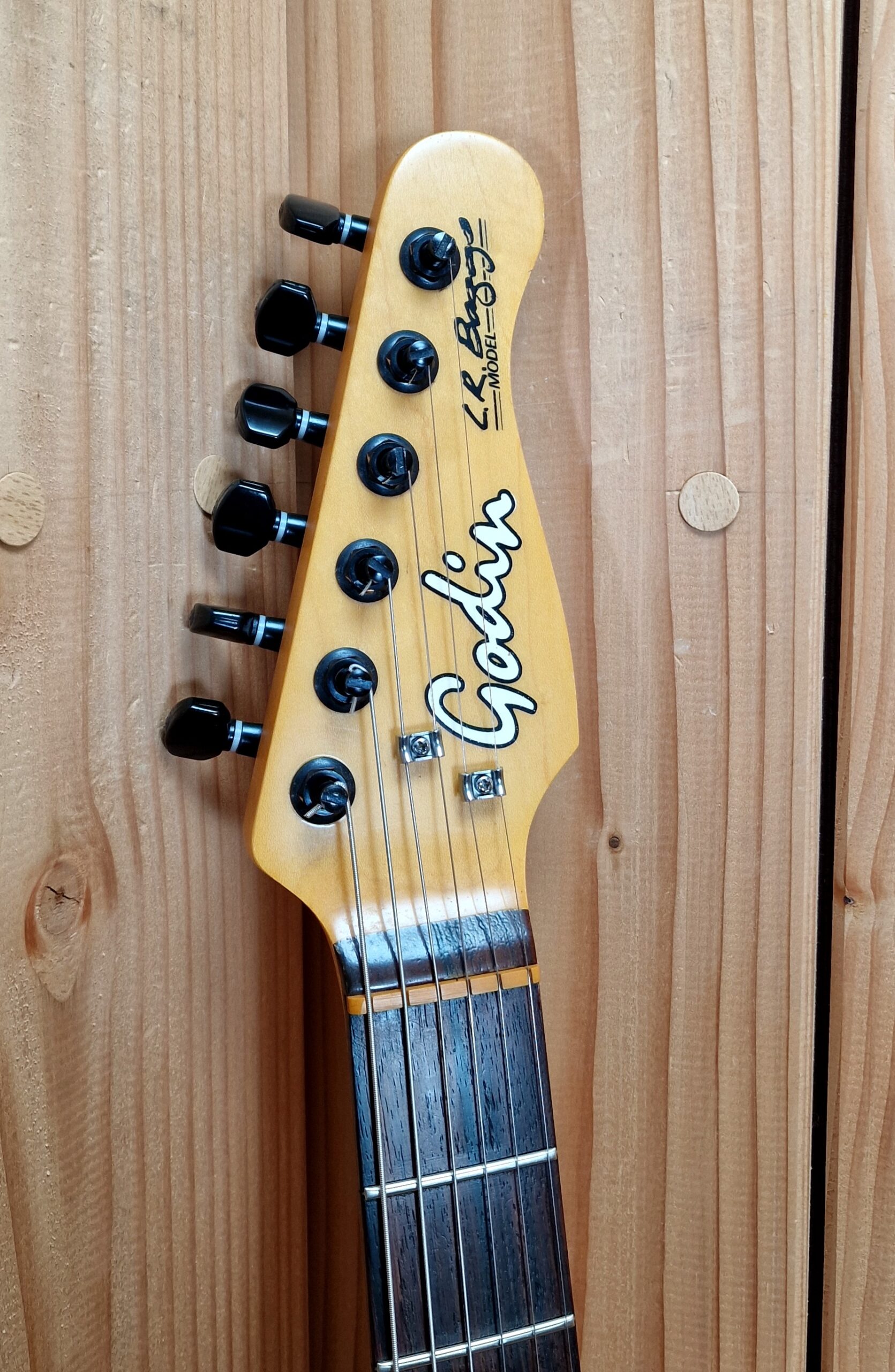 Godin Acousticaster LR Baggs, Modifiziert, Bj. ca 1990 – Bild 2