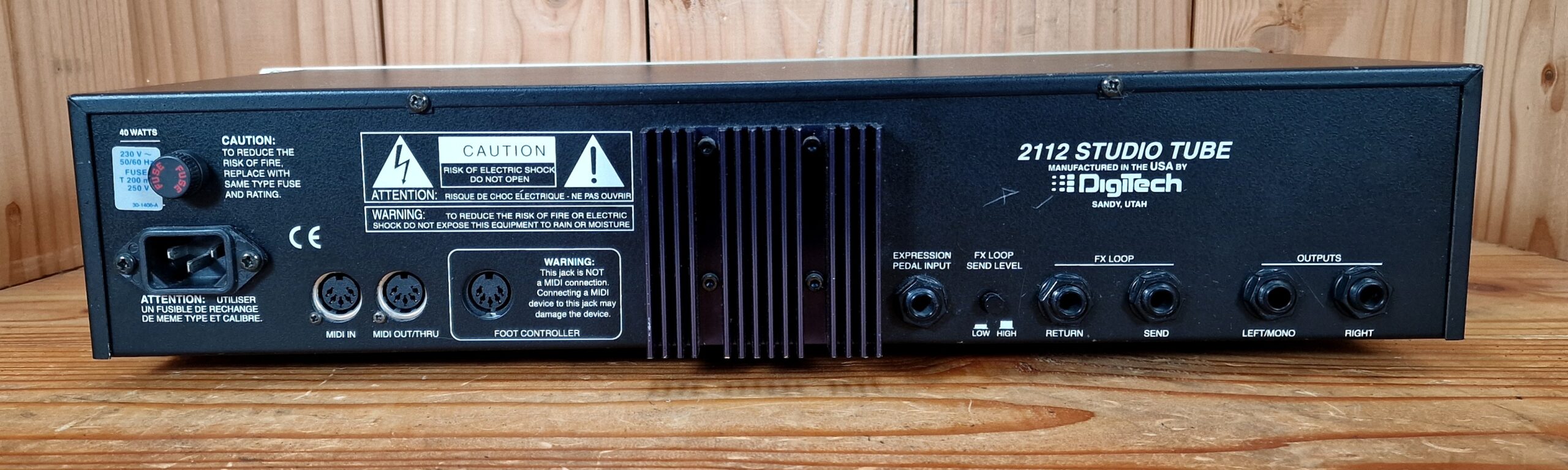 Digitech 2112 Studio Guitar System, Röhren-Preamp, Bj 1997 – Bild 6