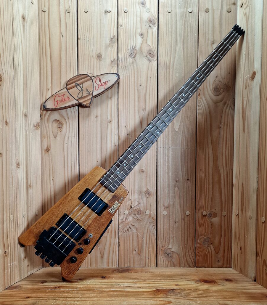 Hohner Steinberger Professionel B2A Bass, DB Bridge & Drop Tuner, Mahagony Natural, Bj. 2010