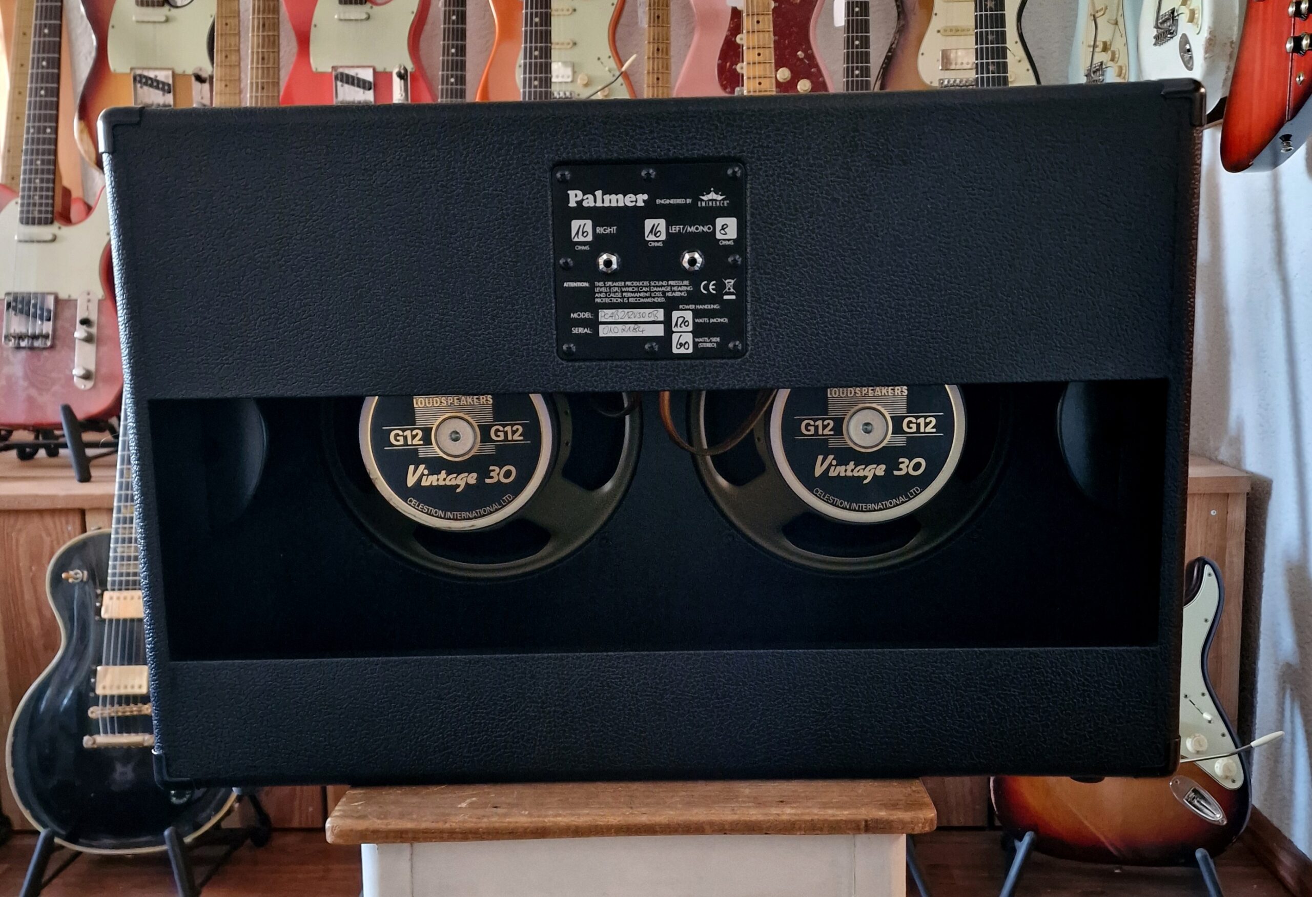 Palmer CAB 212 - Gitarren Lautsprecherbox mit Celestion Vinatge 30 2 x 12, Open-Back – Bild 4