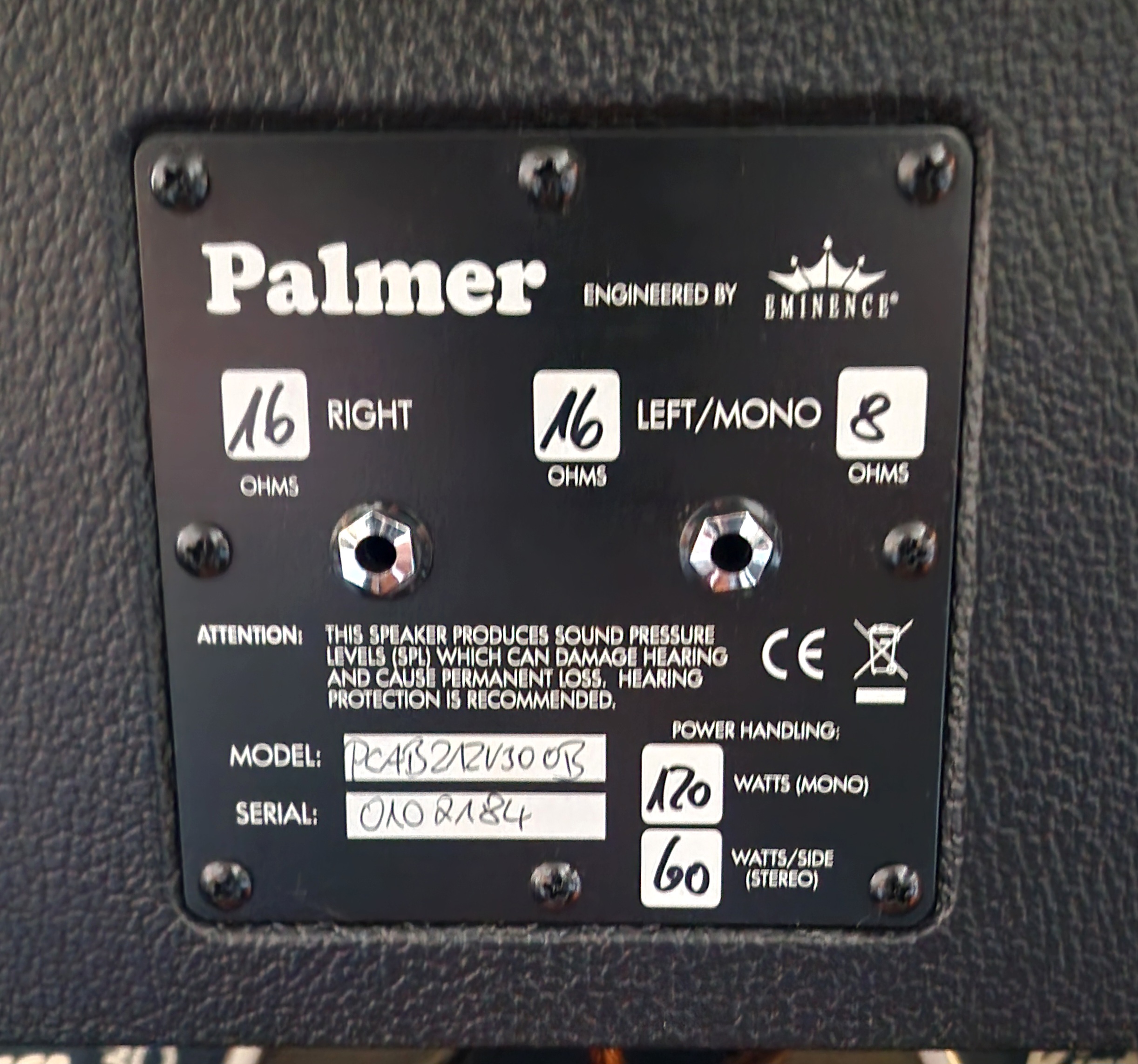 Palmer CAB 212 - Gitarren Lautsprecherbox mit Celestion Vinatge 30 2 x 12, Open-Back – Bild 6