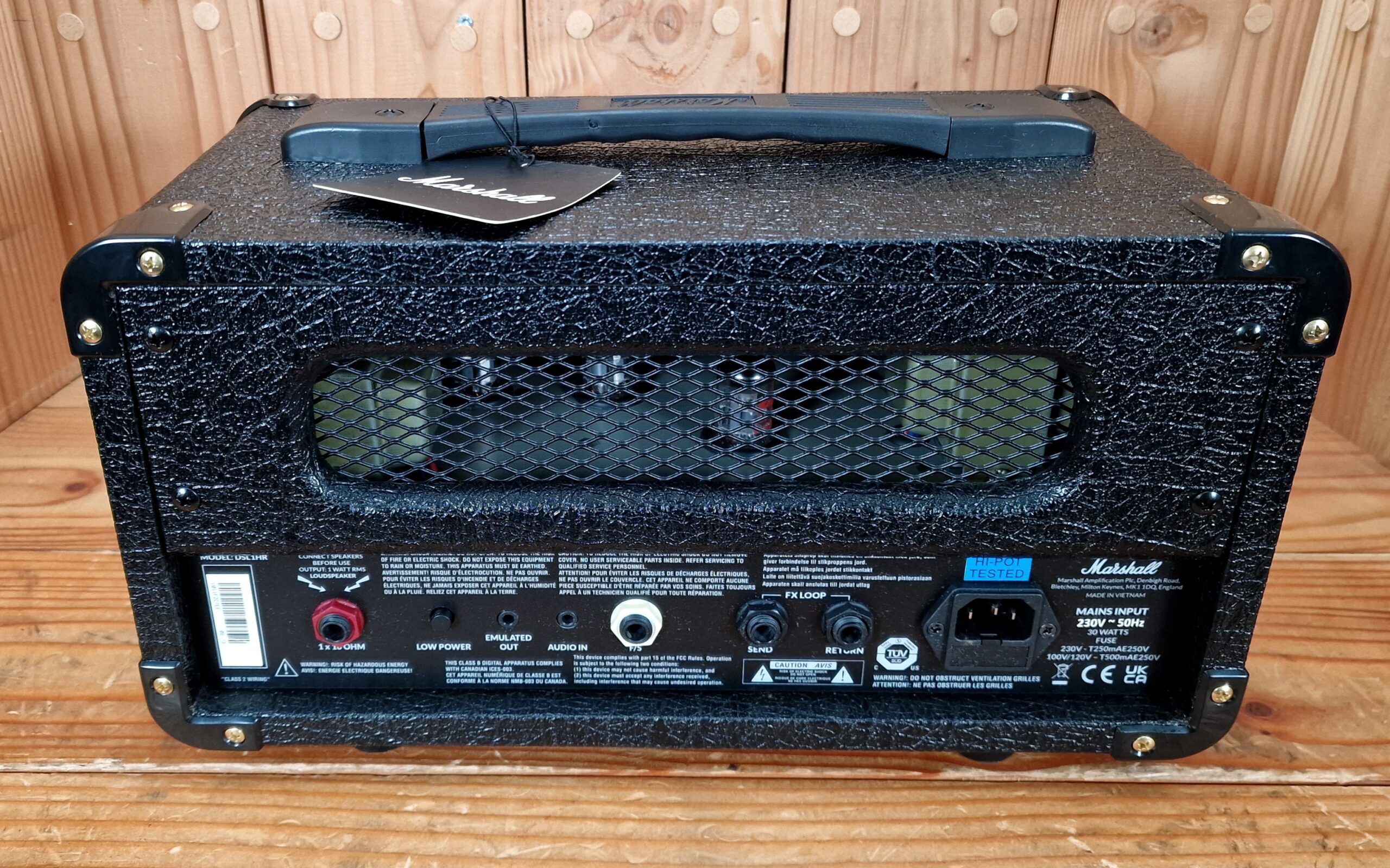 MARSHALL E-Gitarrentopteil, DSL1HR Vollröhre, 1 Watt – Bild 3