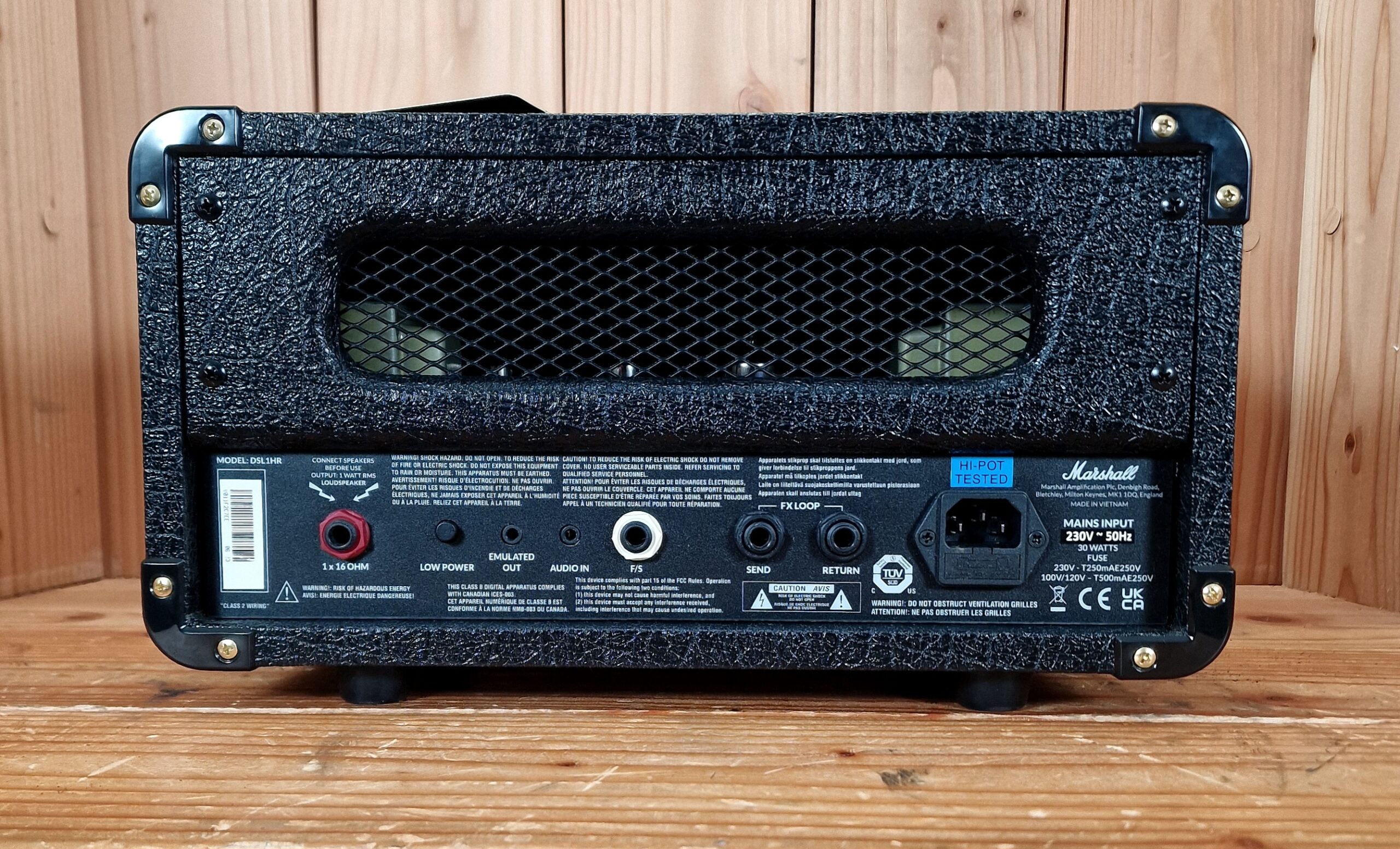 MARSHALL E-Gitarrentopteil, DSL1HR Vollröhre, 1 Watt – Bild 4