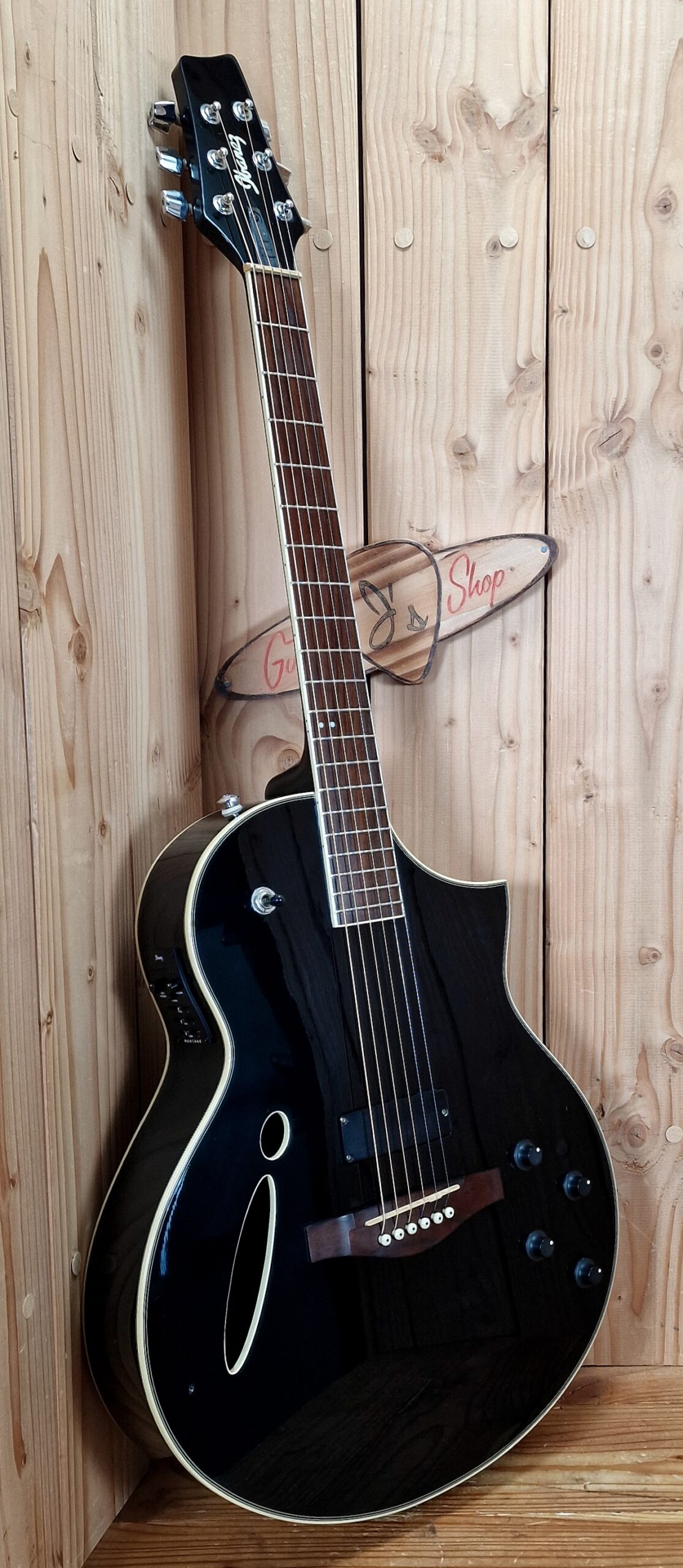 Ibanez Montage MSC-350 Western & E-Gitarre mit Koffer – Bild 3