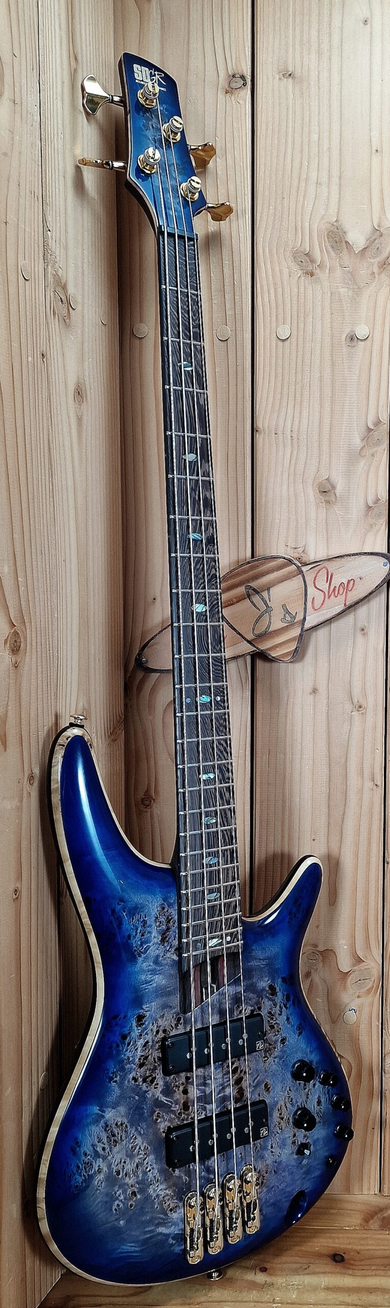 Ibanez SR2600-CBB Premium Bass, 4 Saiter, Cerulean Blue Burst – Bild 4