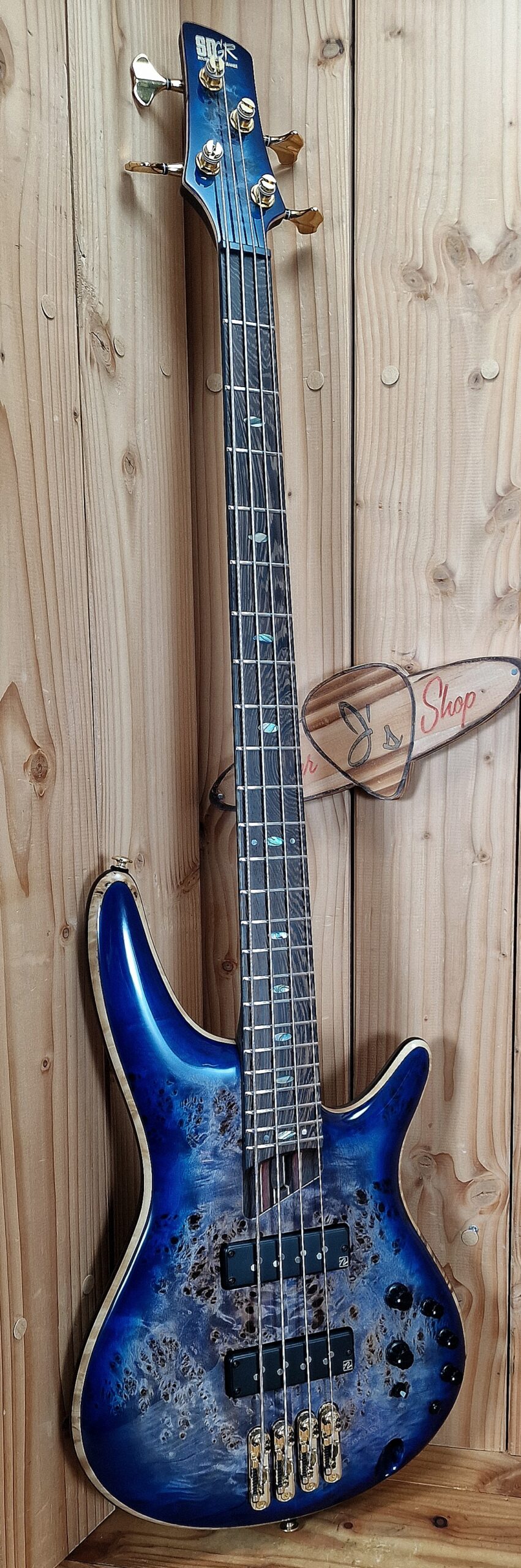 Ibanez SR2600-CBB Premium Bass, 4 Saiter, Cerulean Blue Burst – Bild 5