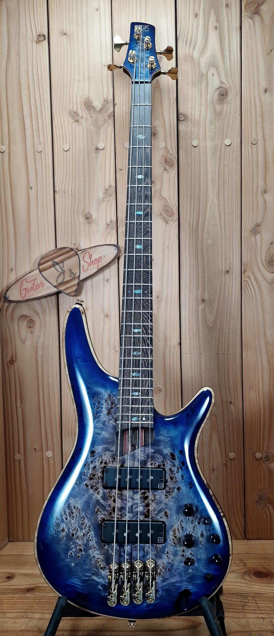 Ibanez SR2600-CBB Premium Bass, 4 Saiter, Cerulean Blue Burst – Bild 11