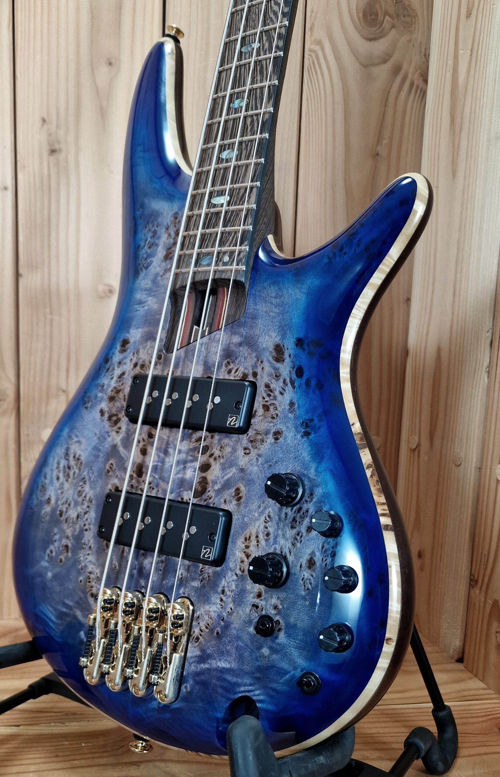 Ibanez SR2600-CBB Premium Bass, 4 Saiter, Cerulean Blue Burst – Bild 12