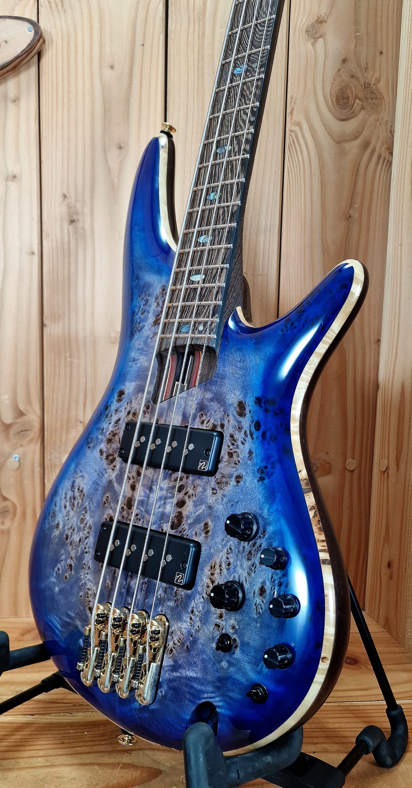 Ibanez SR2600-CBB Premium Bass, 4 Saiter, Cerulean Blue Burst – Bild 13