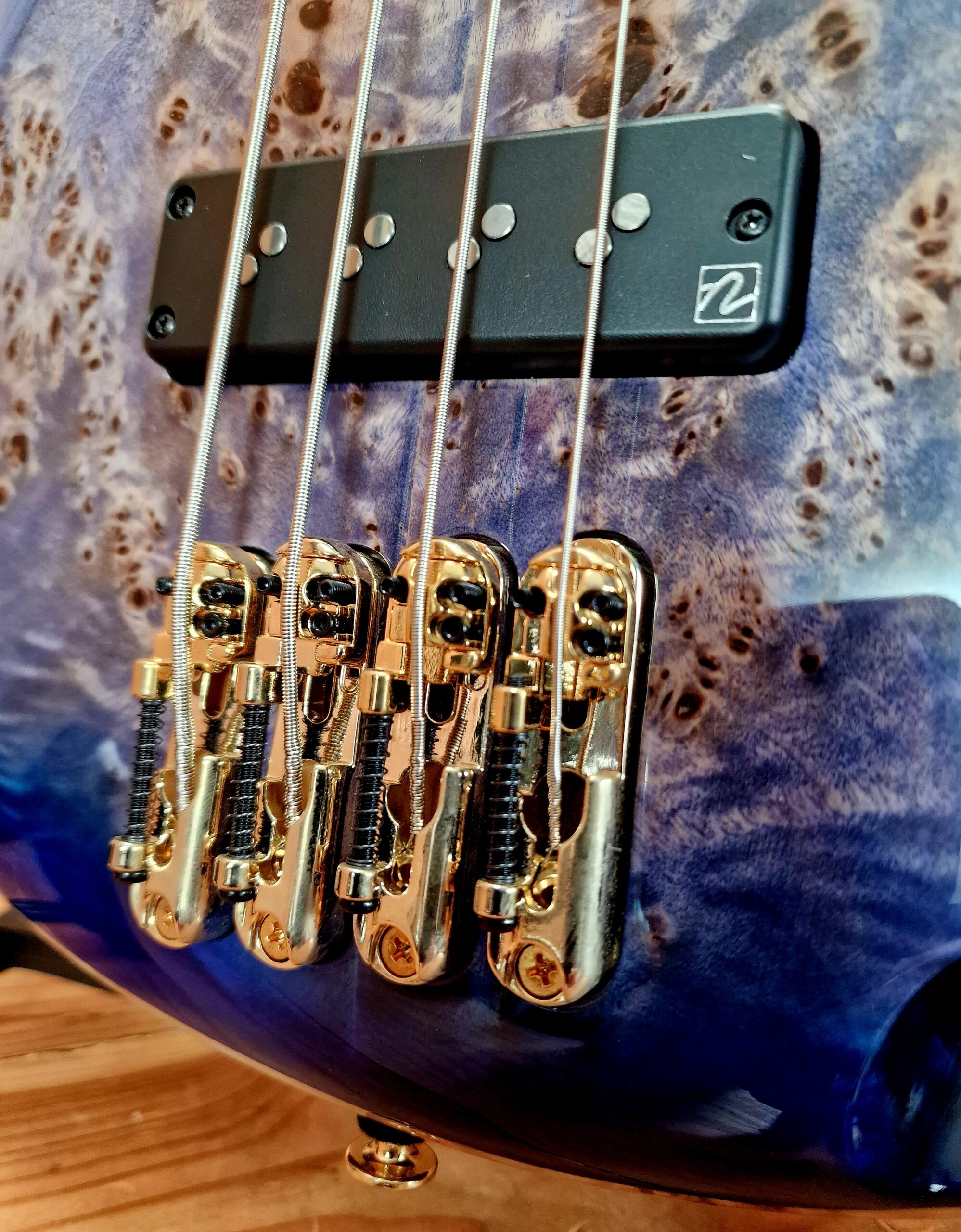 Ibanez SR2600-CBB Premium Bass, 4 Saiter, Cerulean Blue Burst – Bild 15